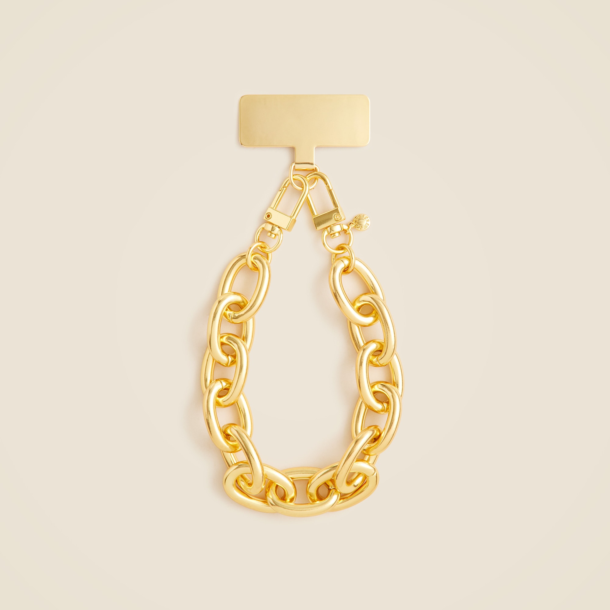 Metallic link phone chain