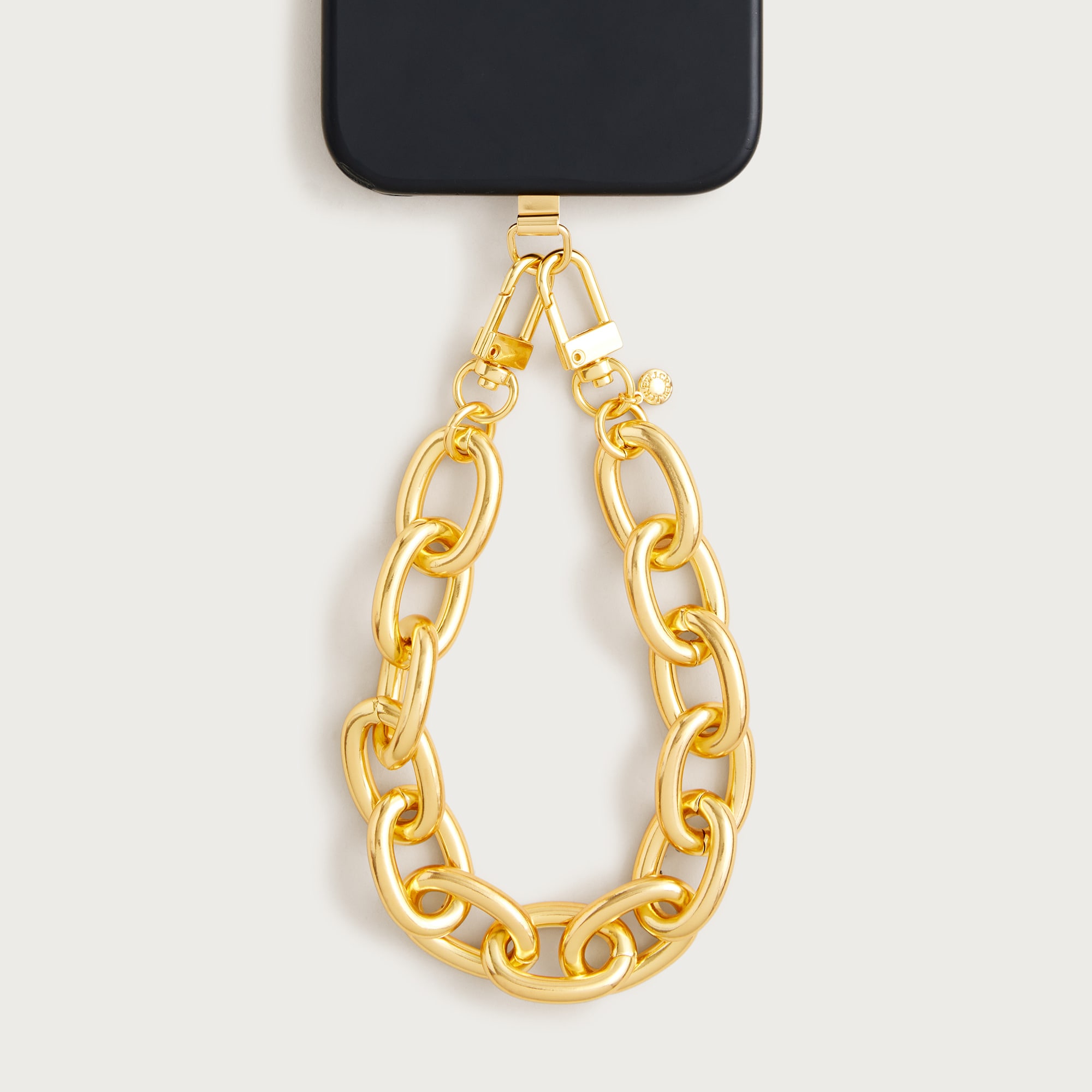 Metallic link phone chain
