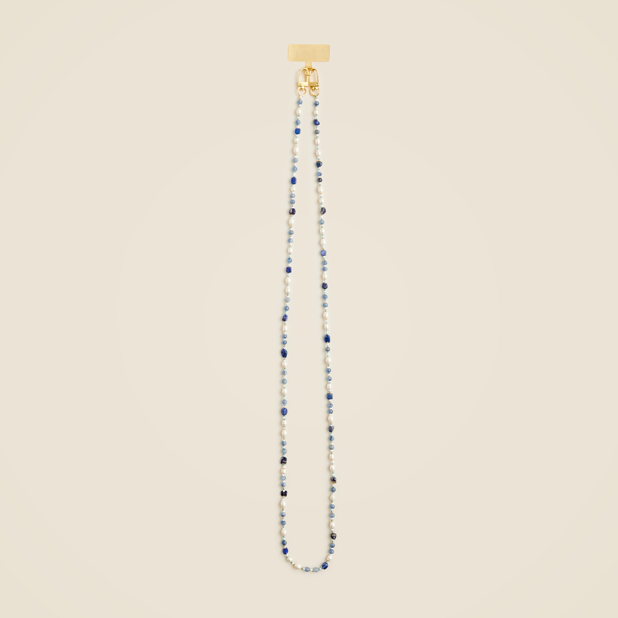 Beaded crossbody phone chain