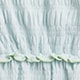 Girls' smocked lettuce-edge tank top in crinkled jersey EDGEWATER