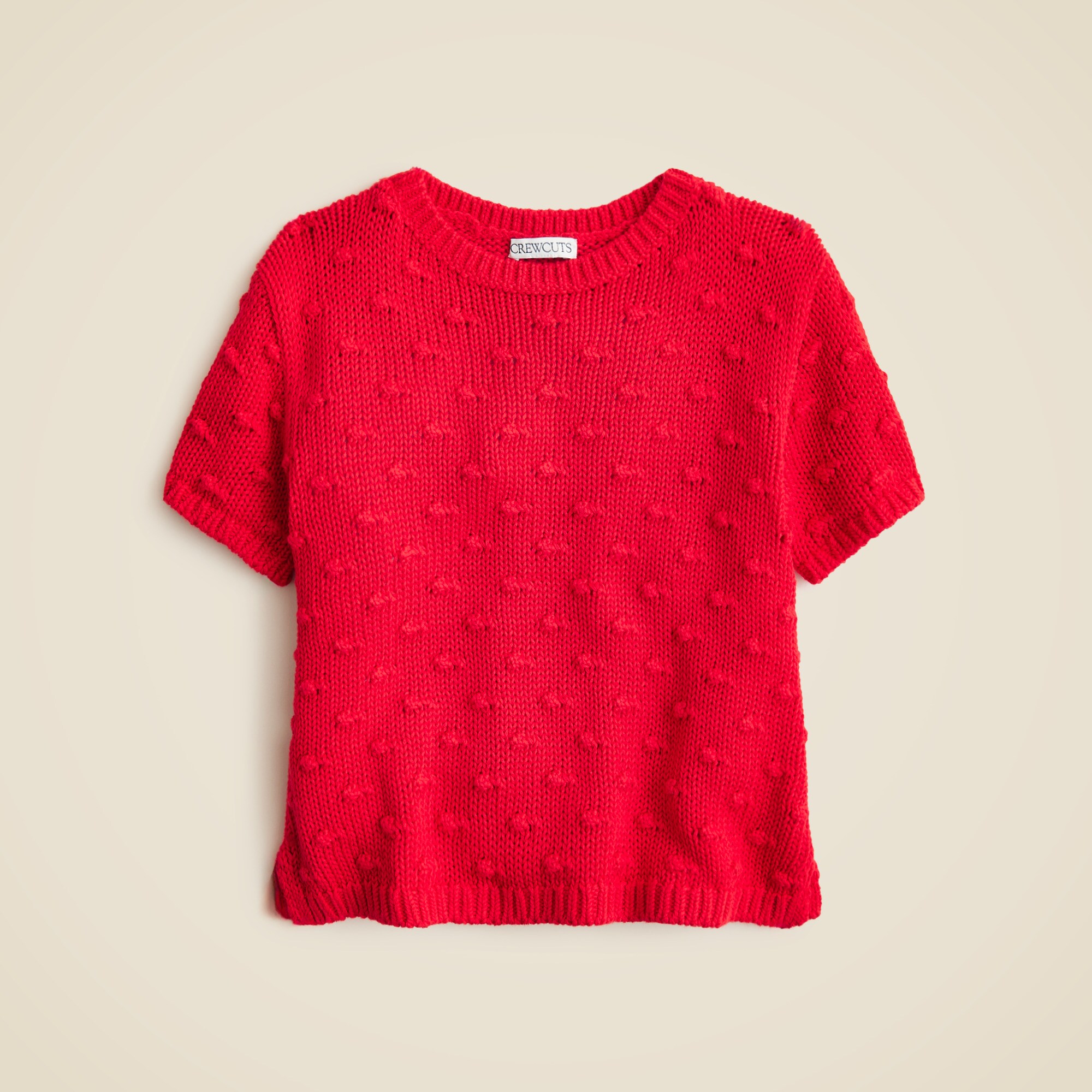 girls Girls' bobble sweater-tee in cotton
