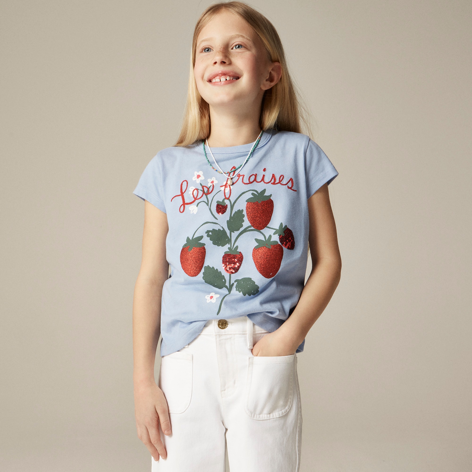 Beautiful girl print short-sleeved Tシャツ Youth Short Sleeve T-Shirt — 510 Luxe