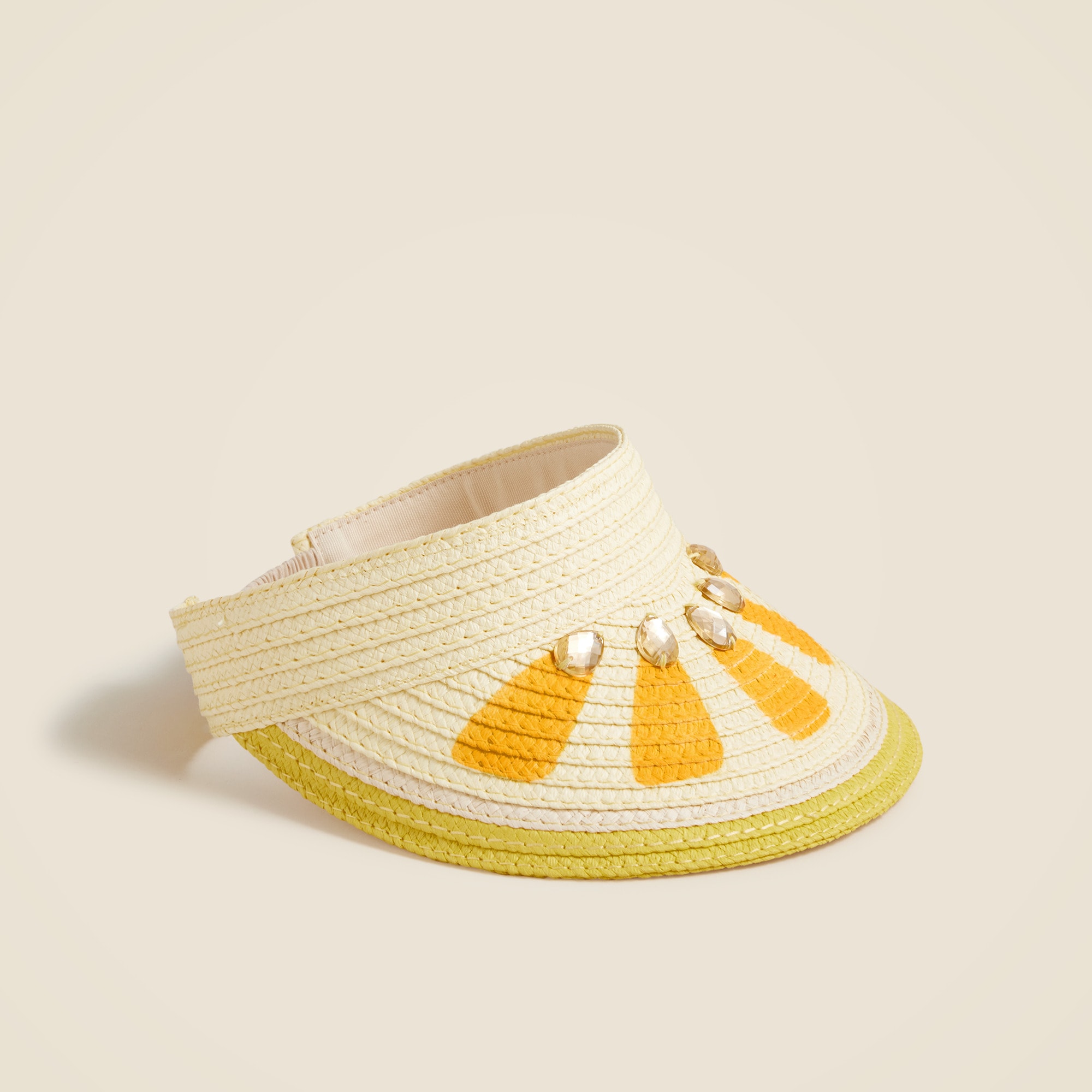  Girls' lemon visor