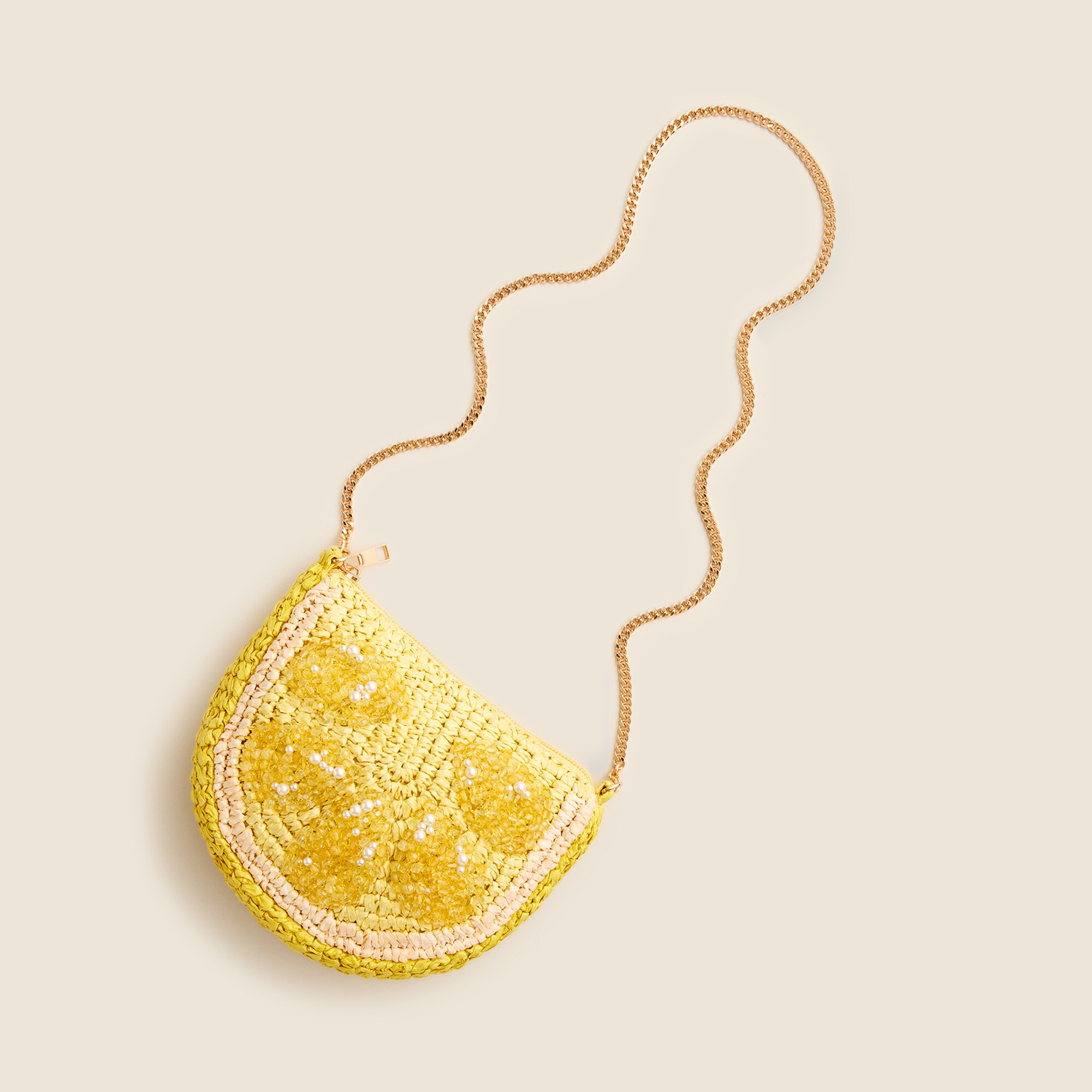 Girls' lemon crossbody purse