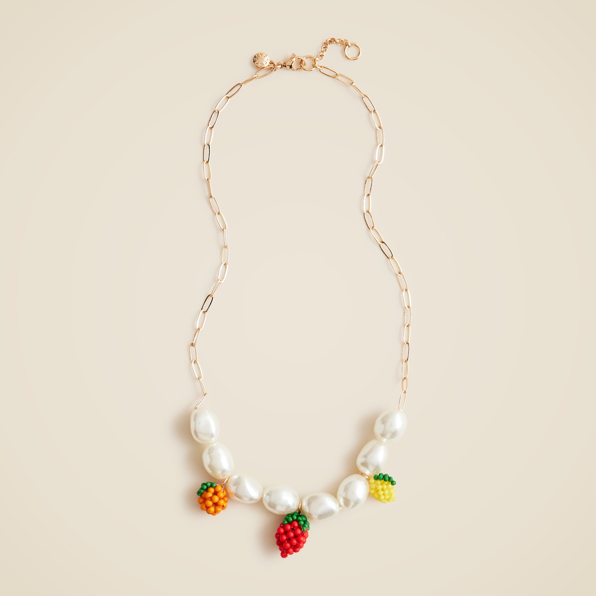girls Girls' fruit beaded faux-pearl necklace