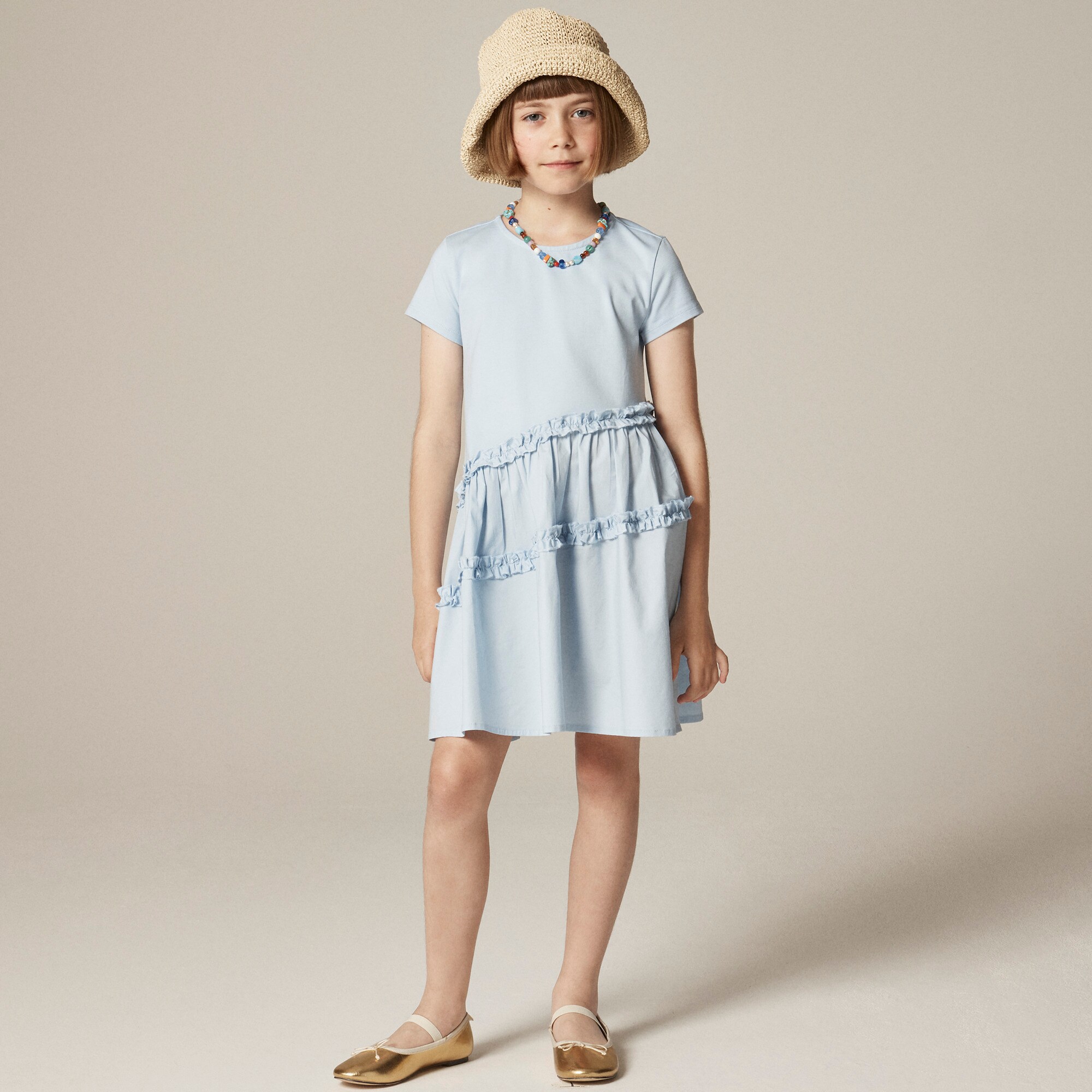 girls Girls' asymmetrical mixy dress