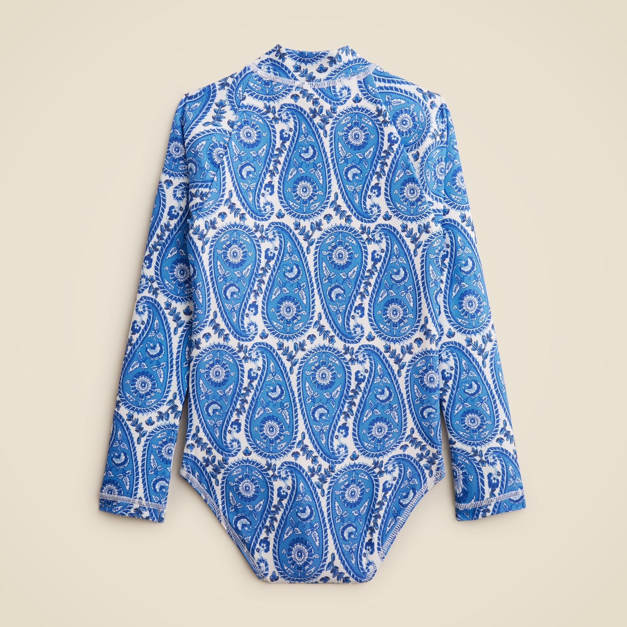 Girls' Zip-up Rash Guard One-piece Swimsuit For Girls | J.Crew