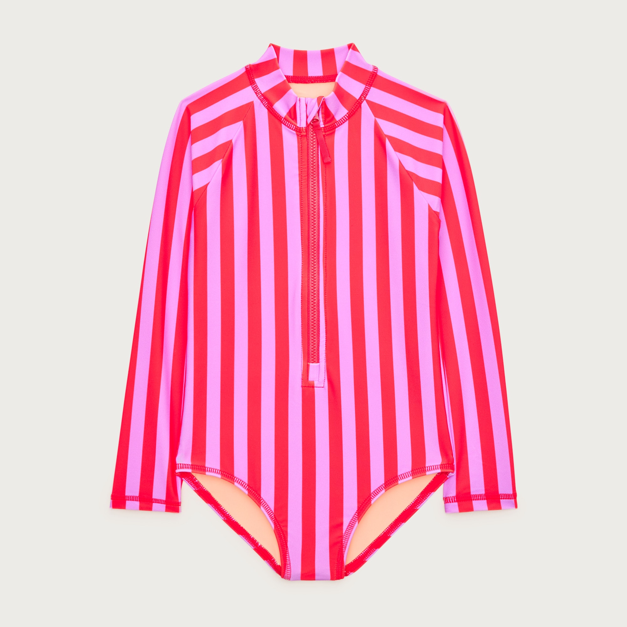 Girls' zip-up rash guard one-piece swimsuit from J.Crew - $65