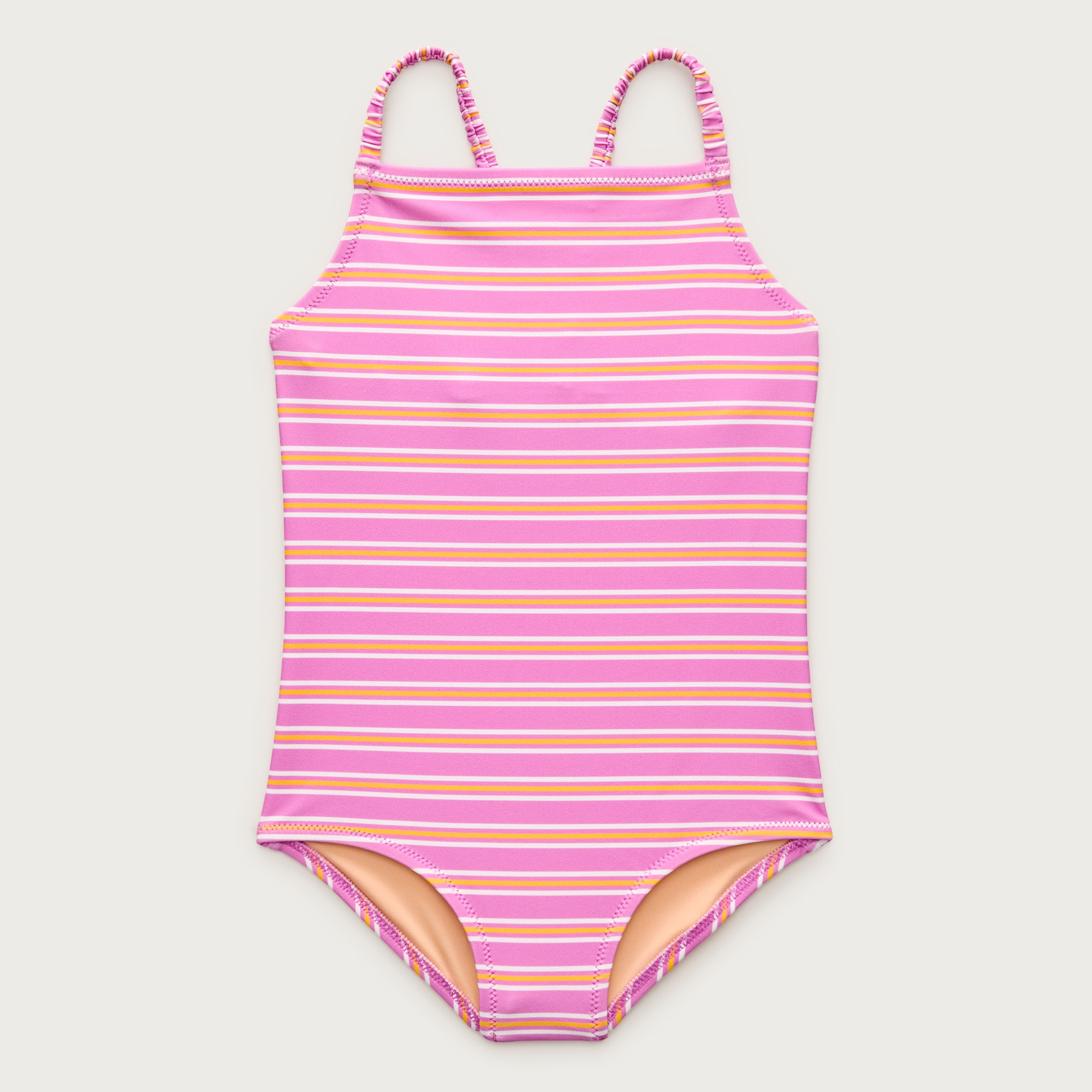 Girls' ruched-strap one-piece swimsuit from J.Crew - $55
