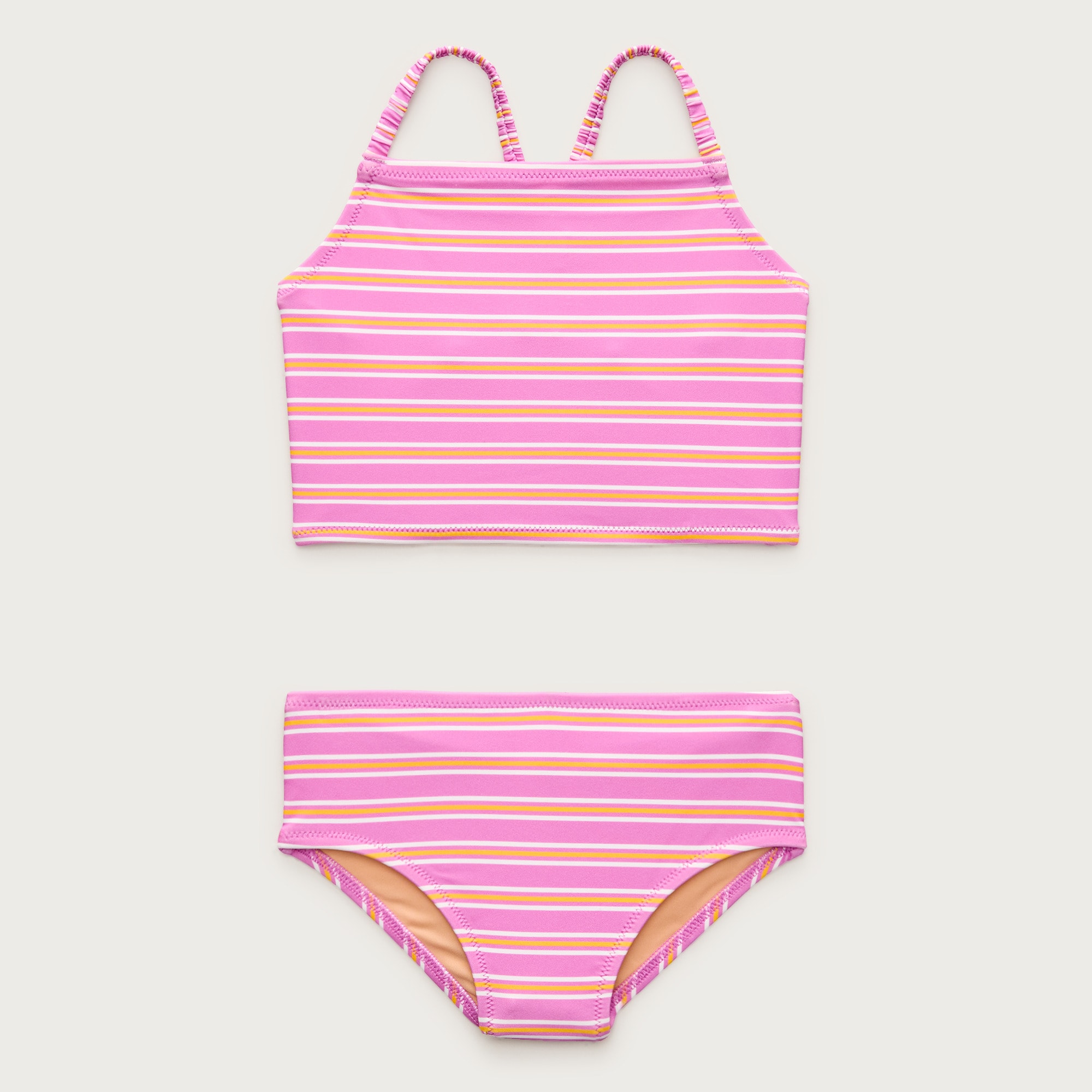 Girls' ruched-strap two-piece swimsuit from J.Crew - $73