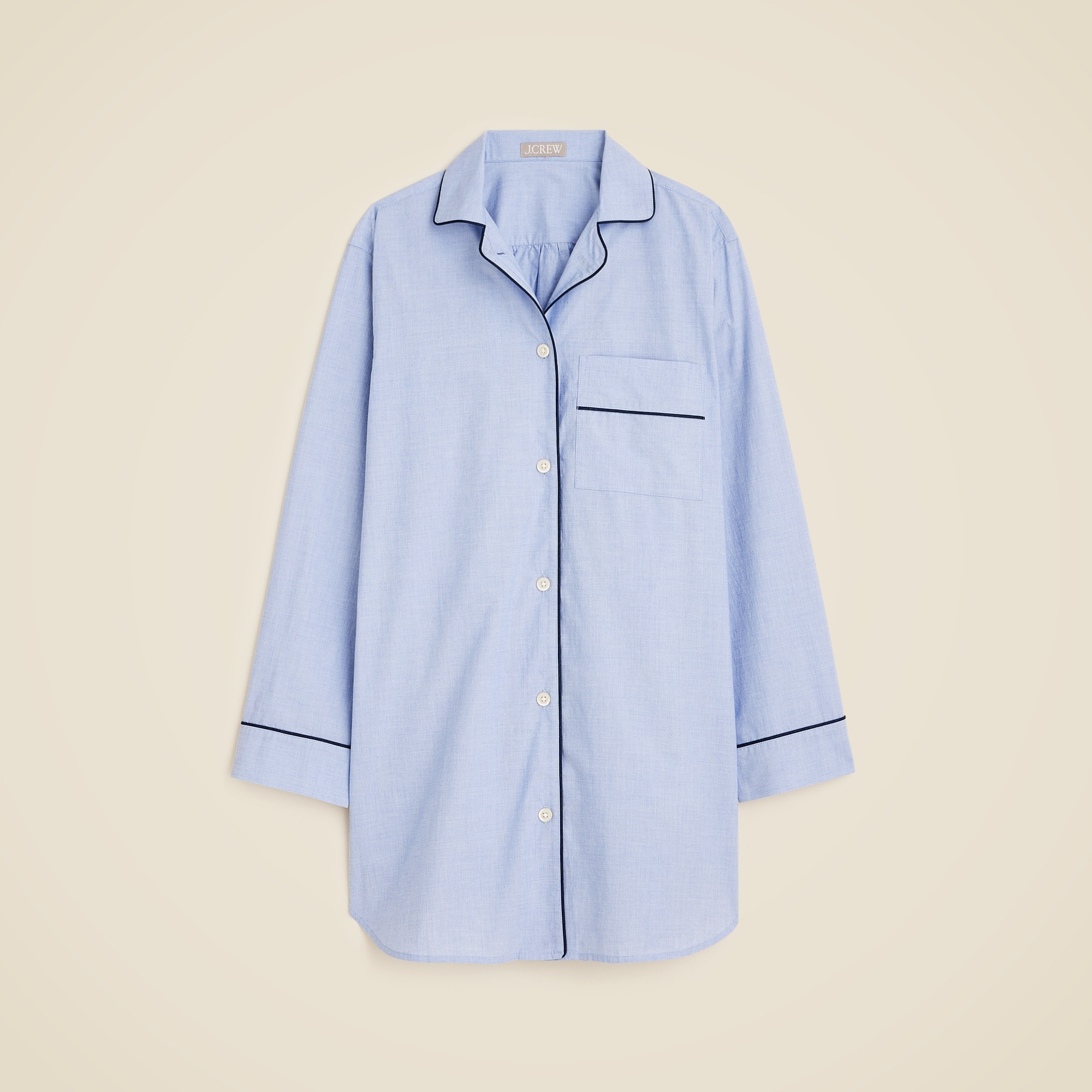 womens New end-on-end cotton nightshirt