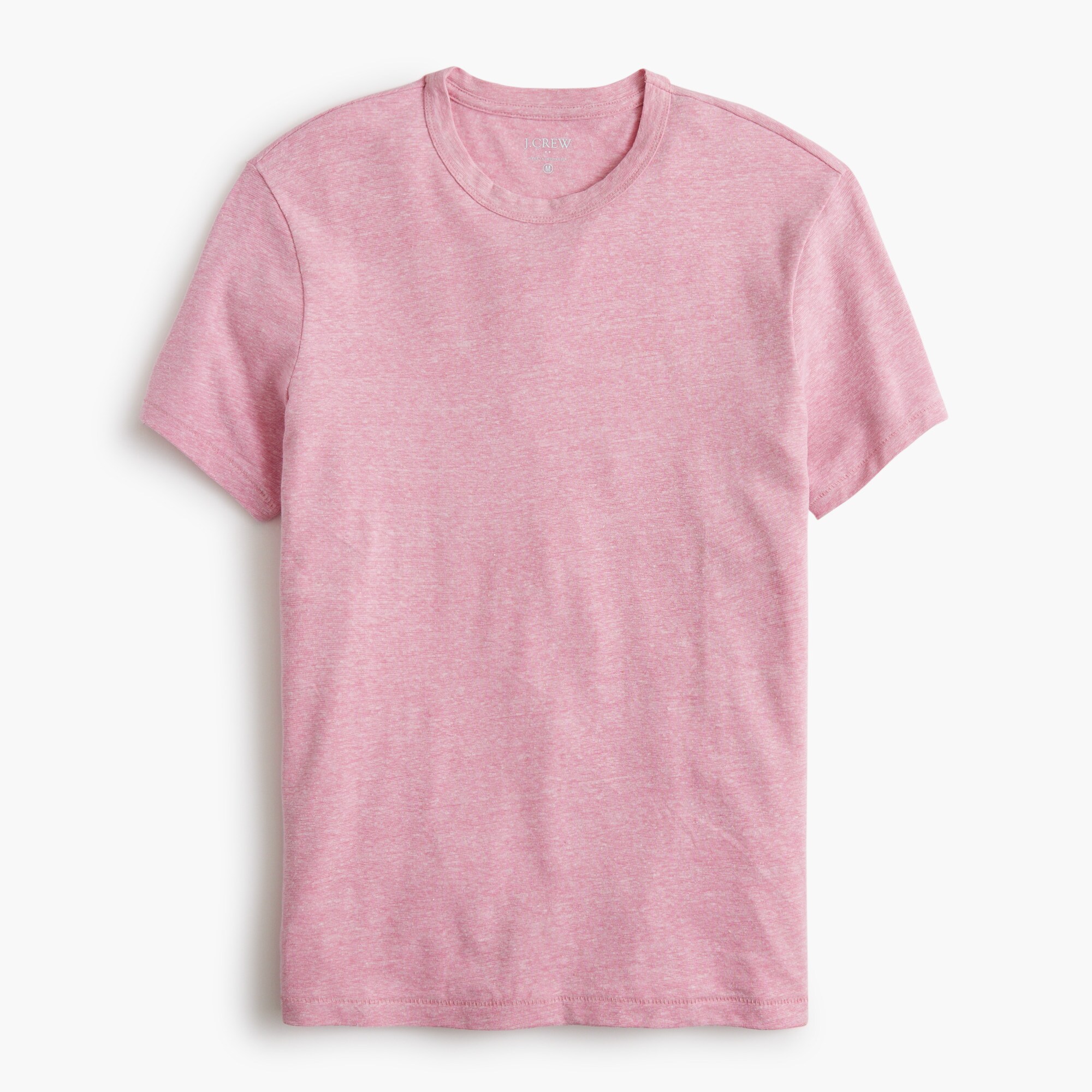Linen-cotton blend tee