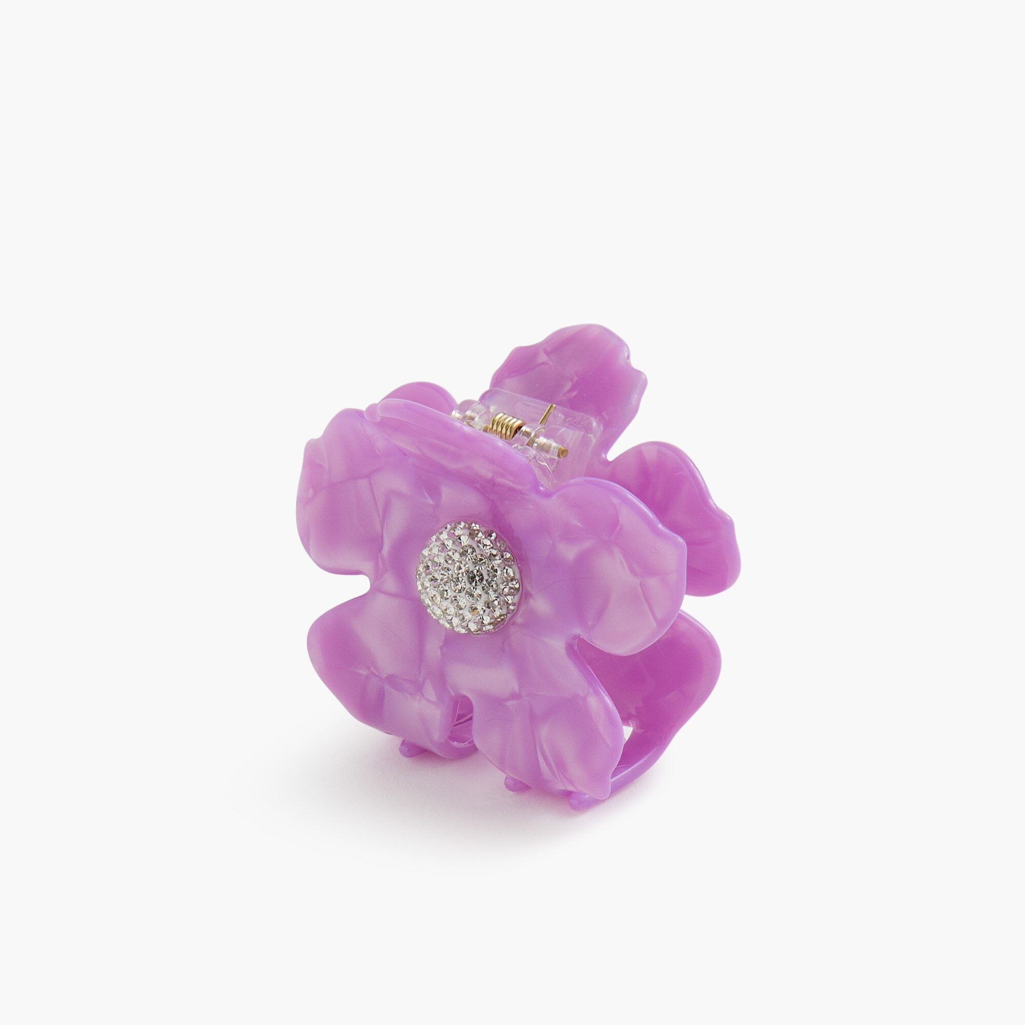  Embellished flower claw clip