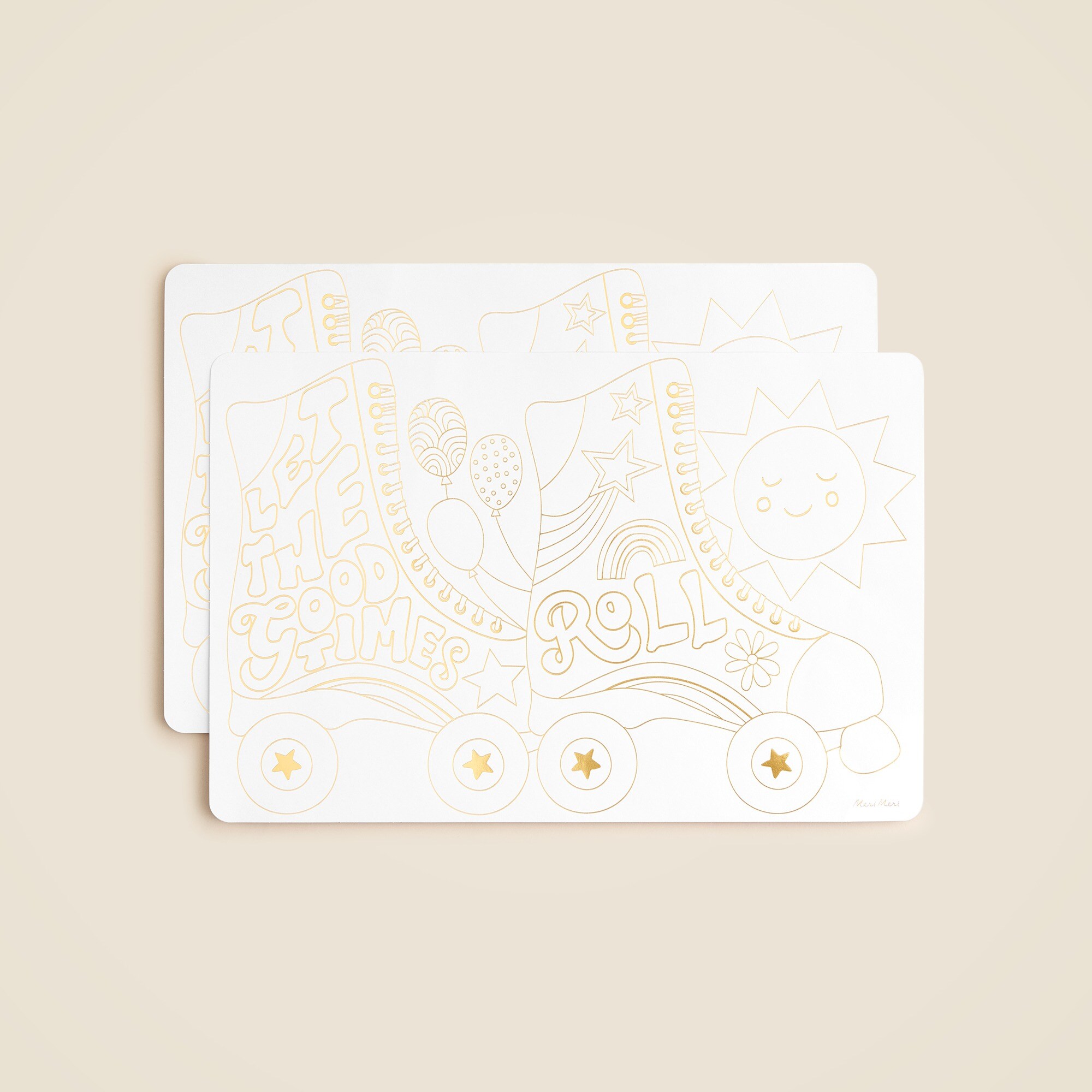 Meri Meri™ happy icons coloring place mats eight-pack