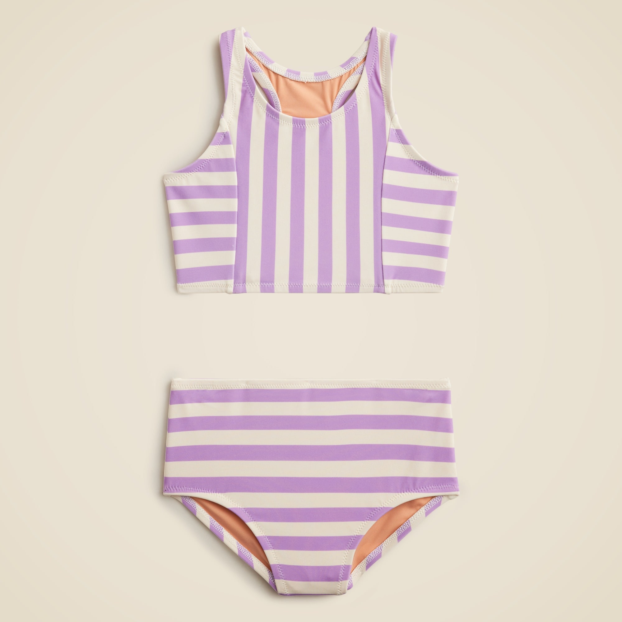 girls Girls' paneled two-piece swimsuit
