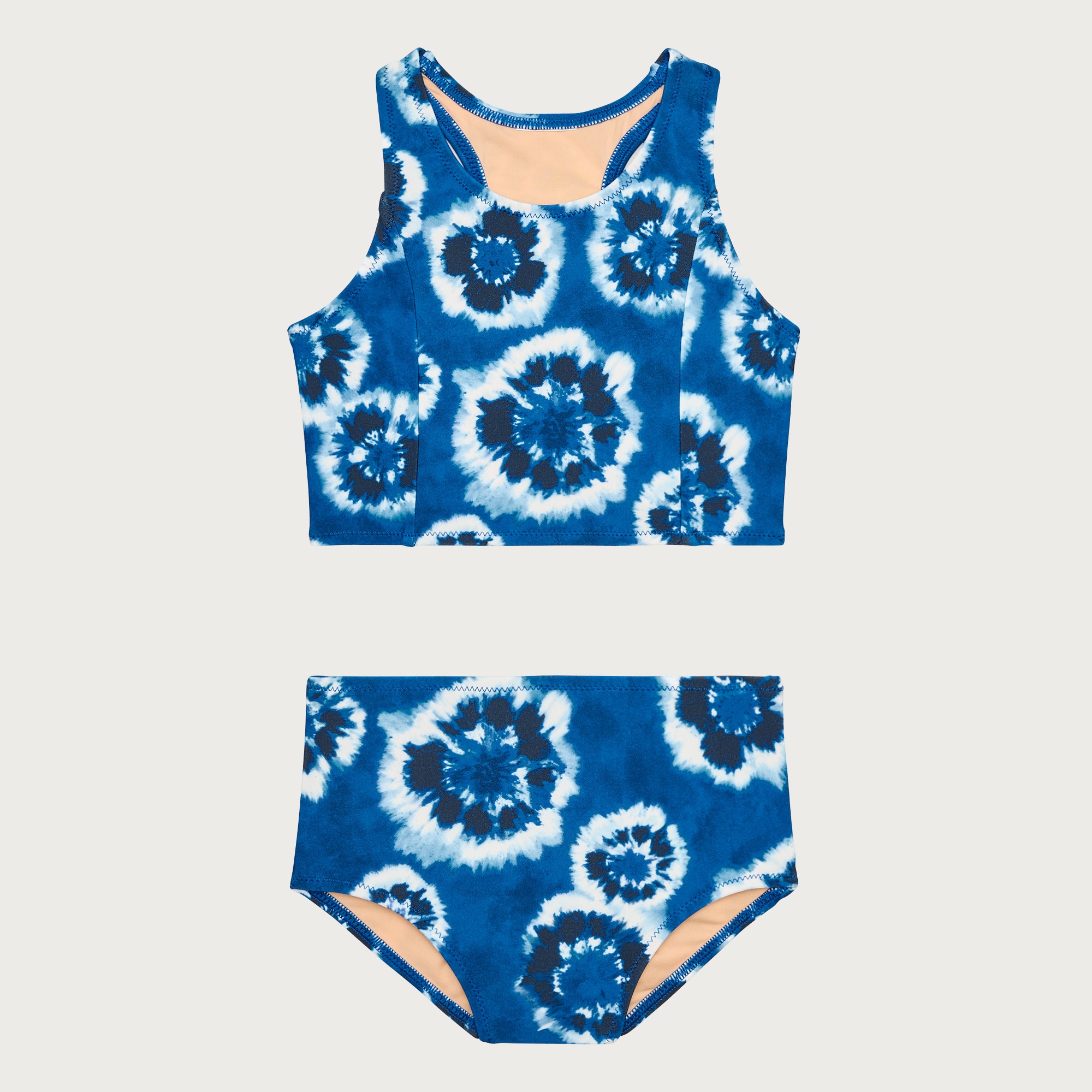 Girls' Paneled Two-piece Swimsuit For Girls | J.Crew
