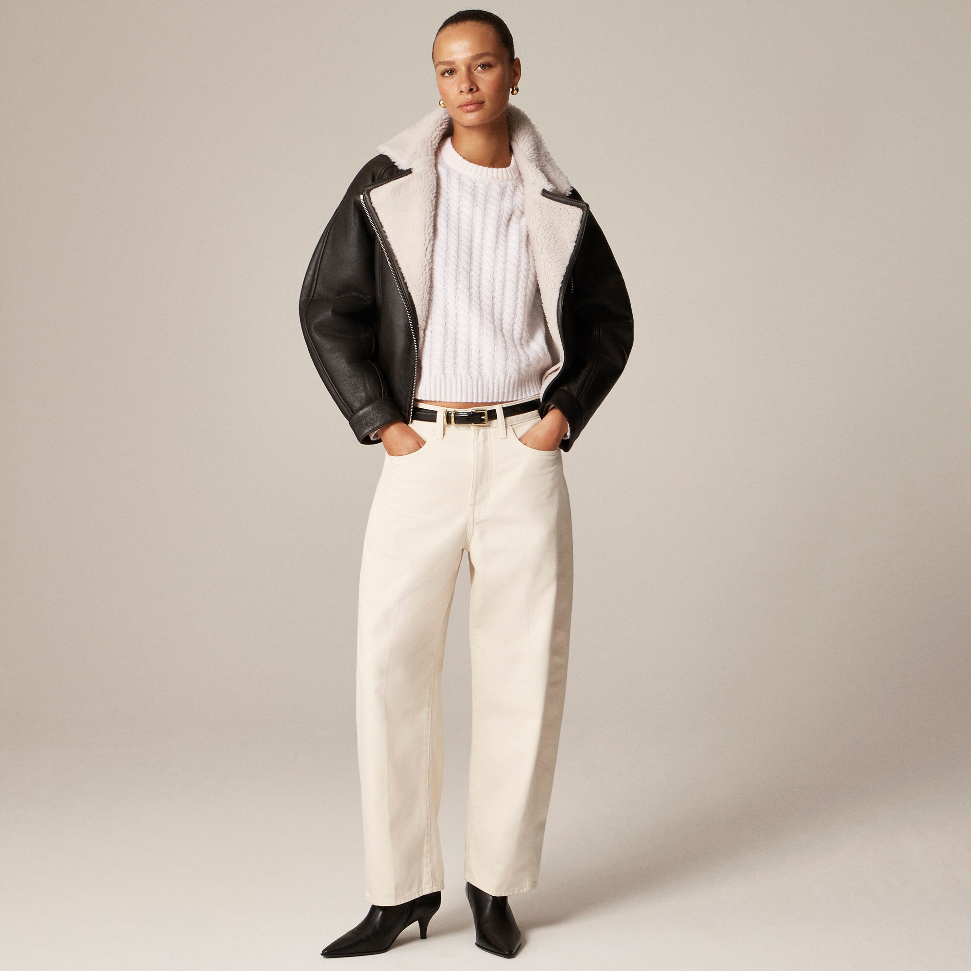 Barrel-leg jean