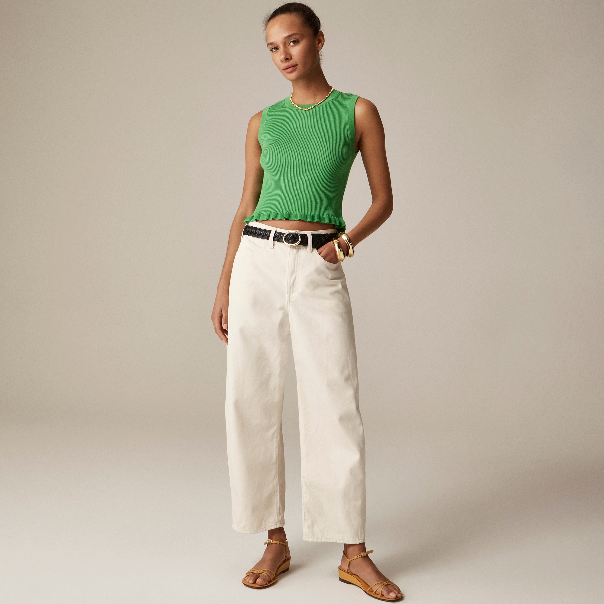 womens Barrel-leg jean
