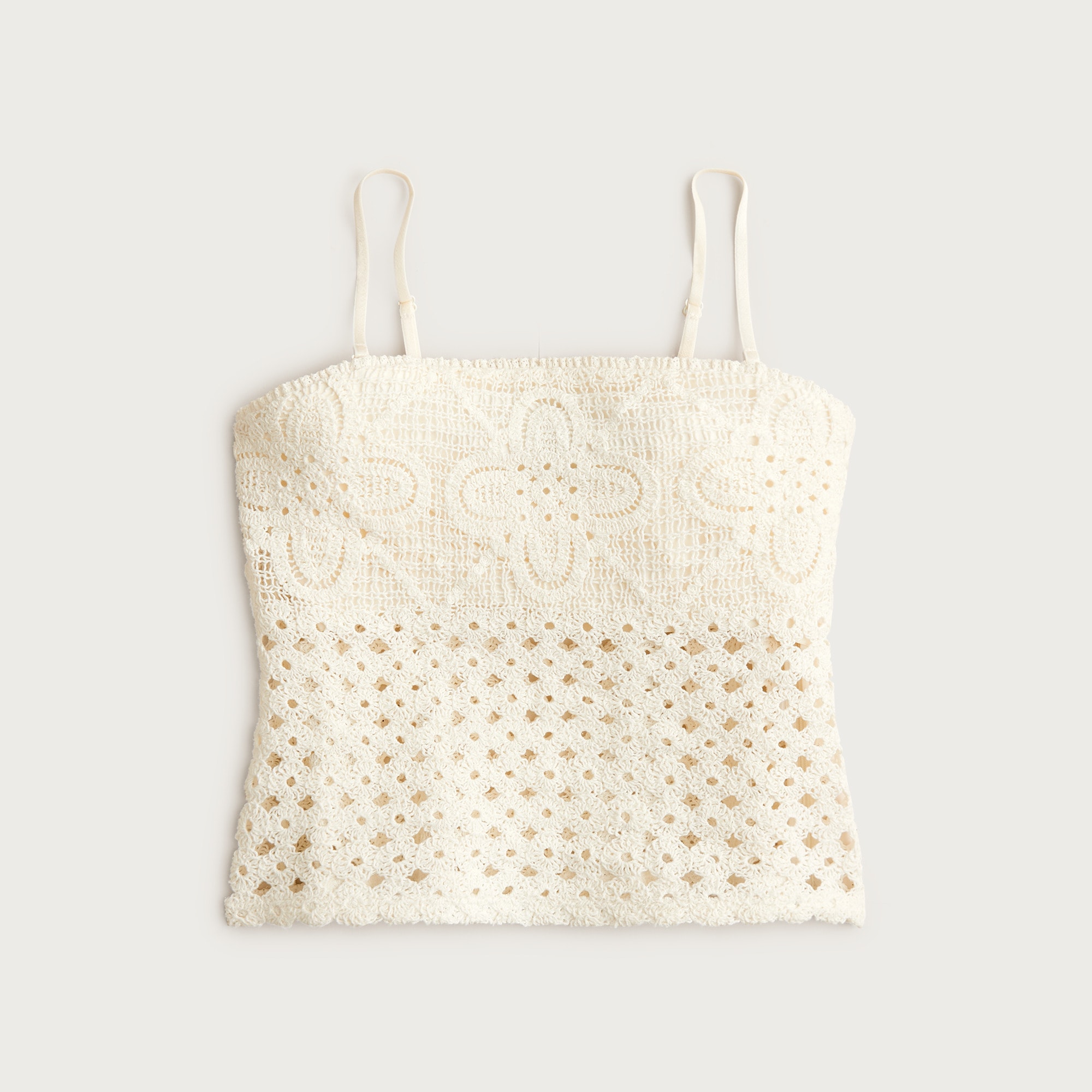 Crochet bandeau tank top