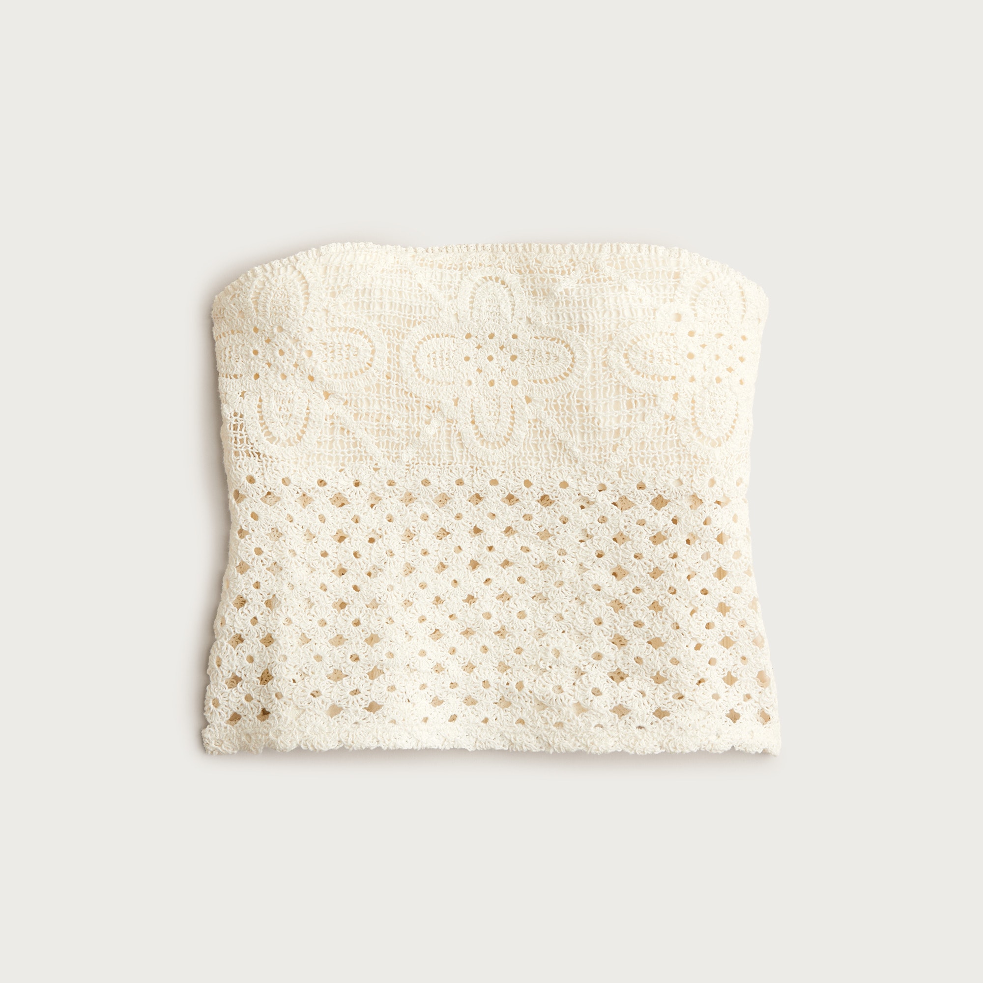 Crochet Bandeau Tank Top For Women | J.Crew