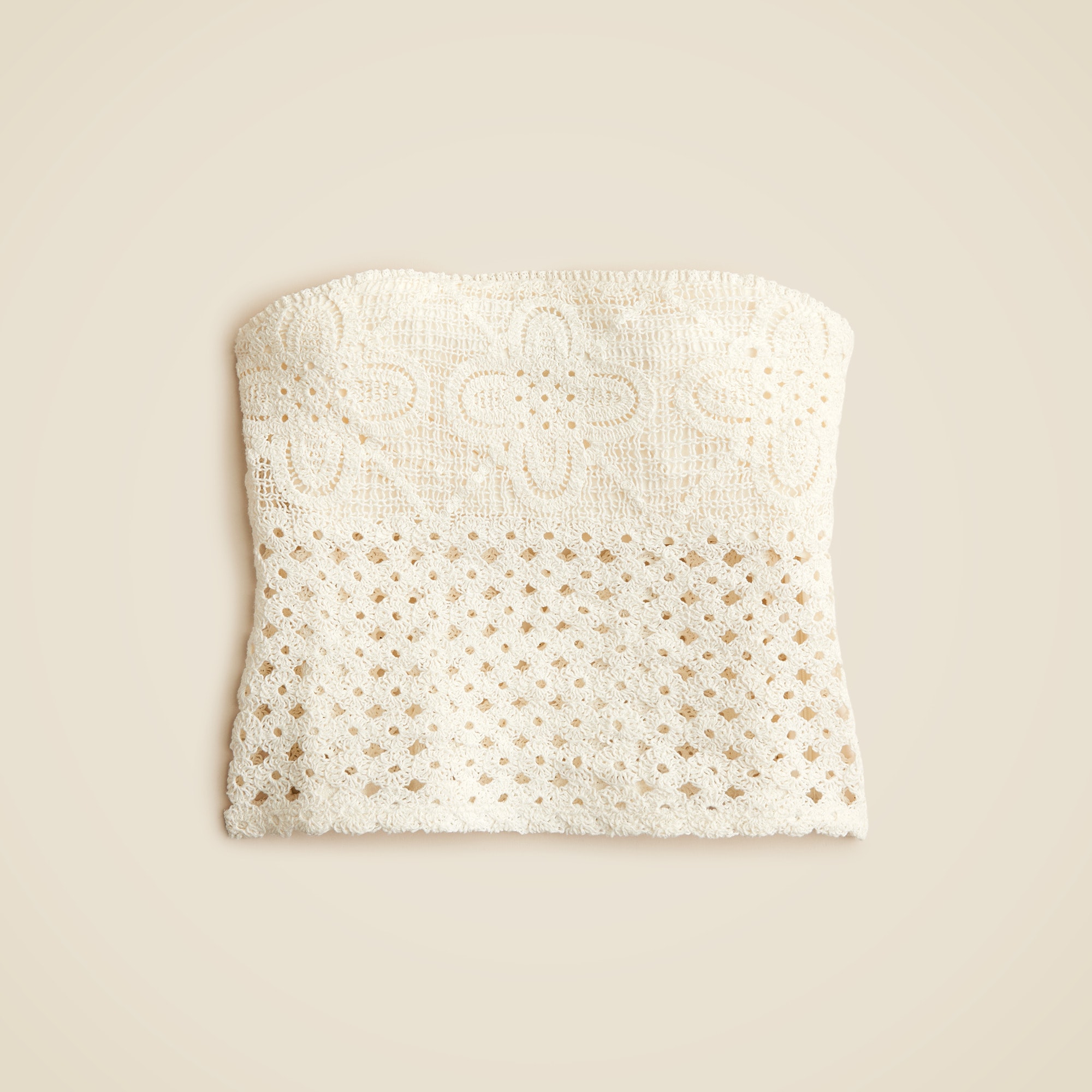 Crochet bandeau tank top