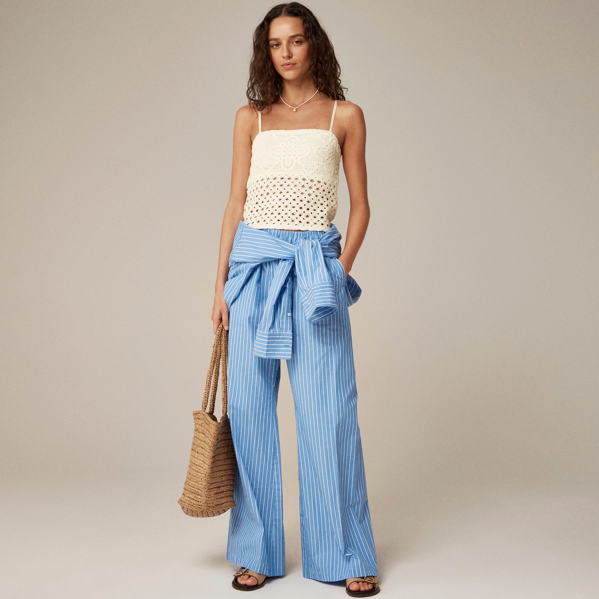  Crochet bandeau tank top