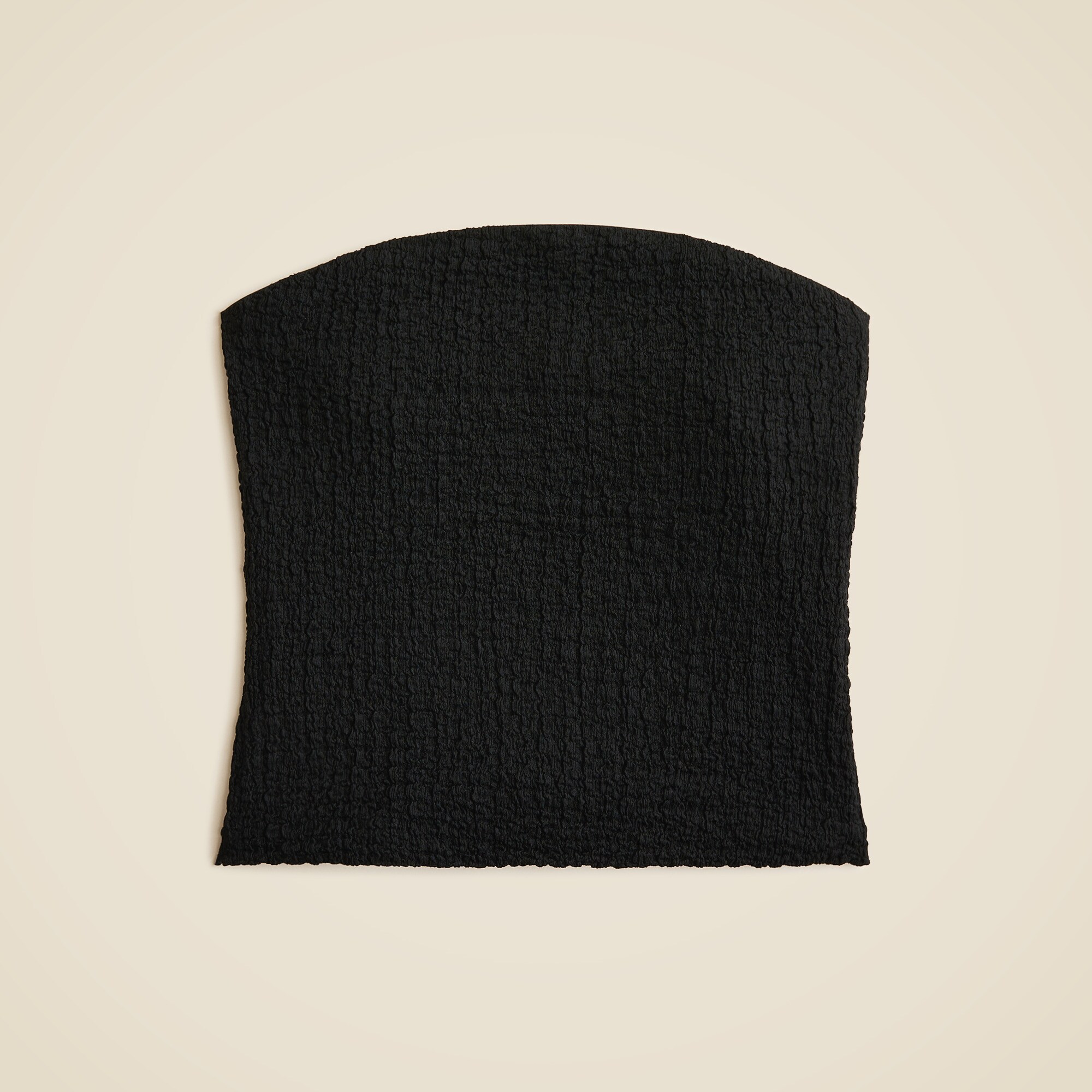 Bubble-knit tube top