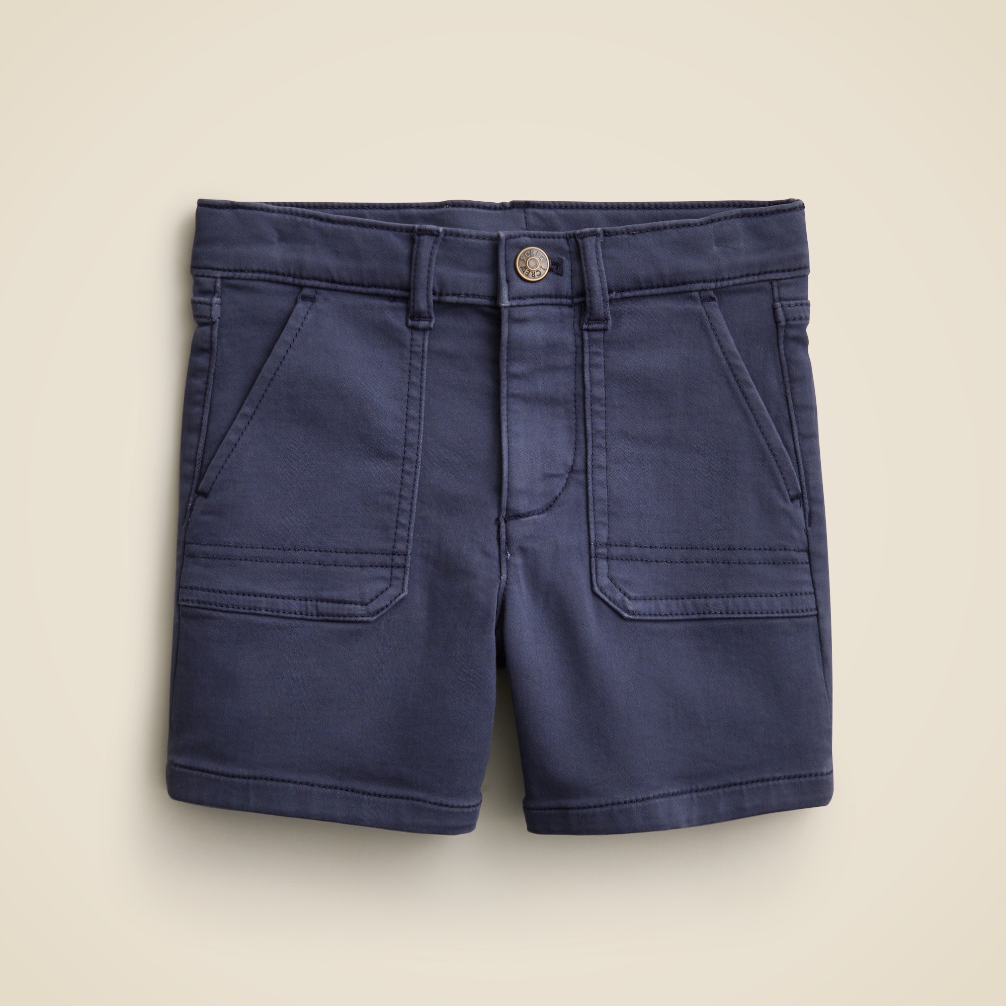 boys Kids' garment-dyed stretch jean short