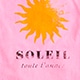 Feather jersey &quot;Soleil&quot; graphic T-shirt PINK feather jersey &quot;soleil&quot; graphic t-shirt for women