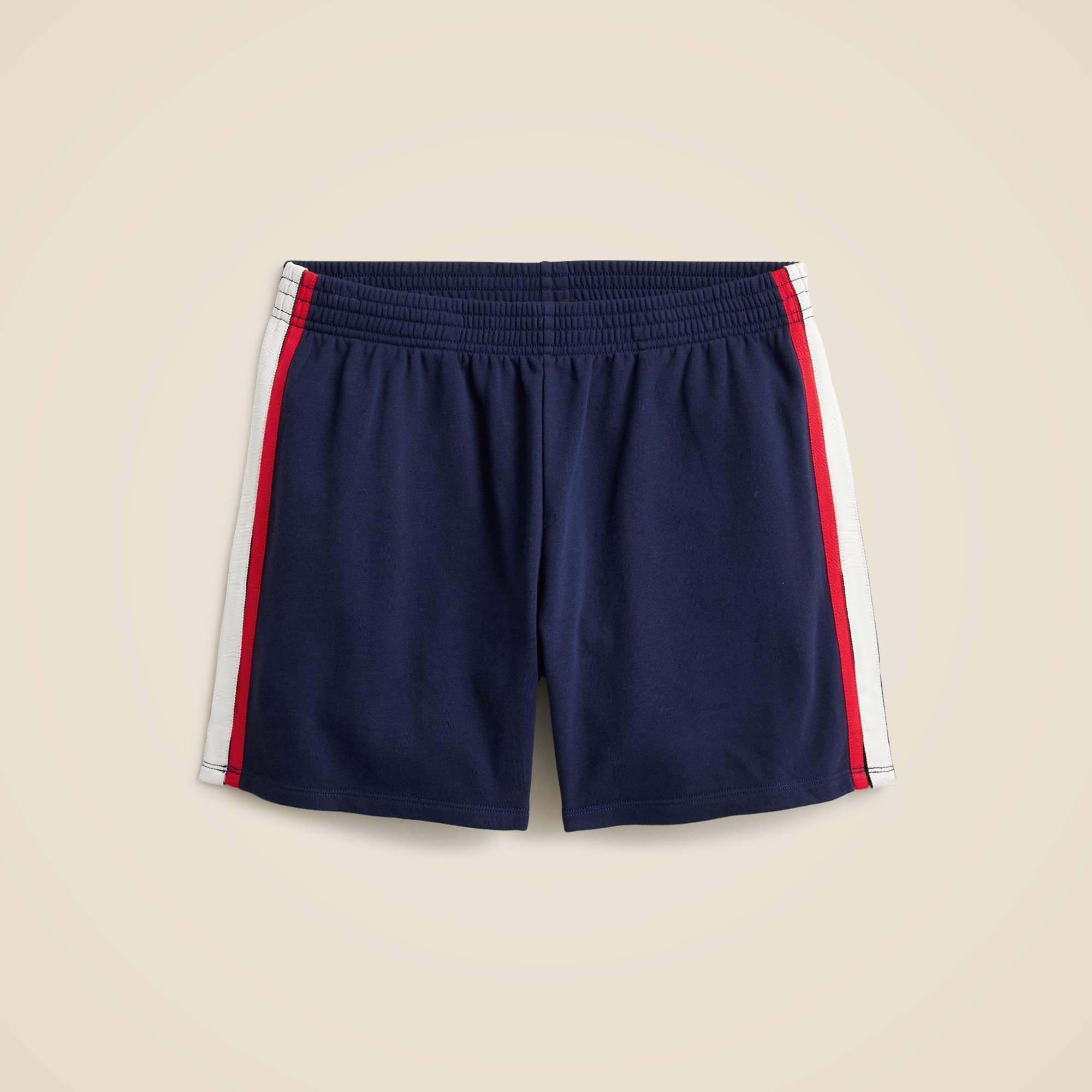 womens Terry boxer short with stripes