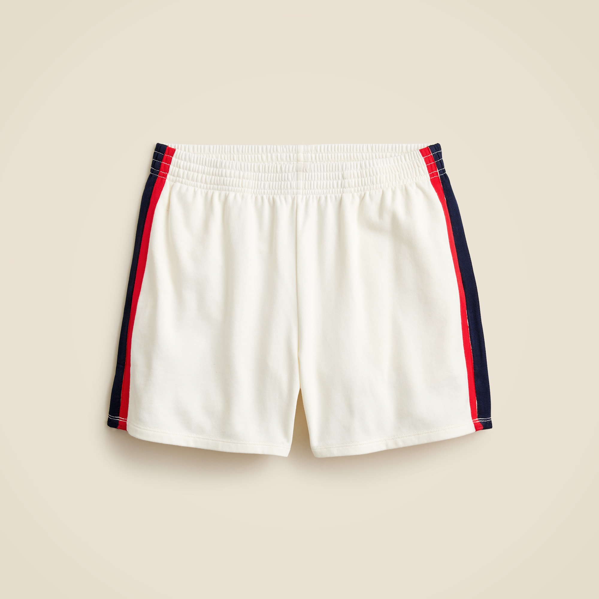 womens Terry boxer short with stripes