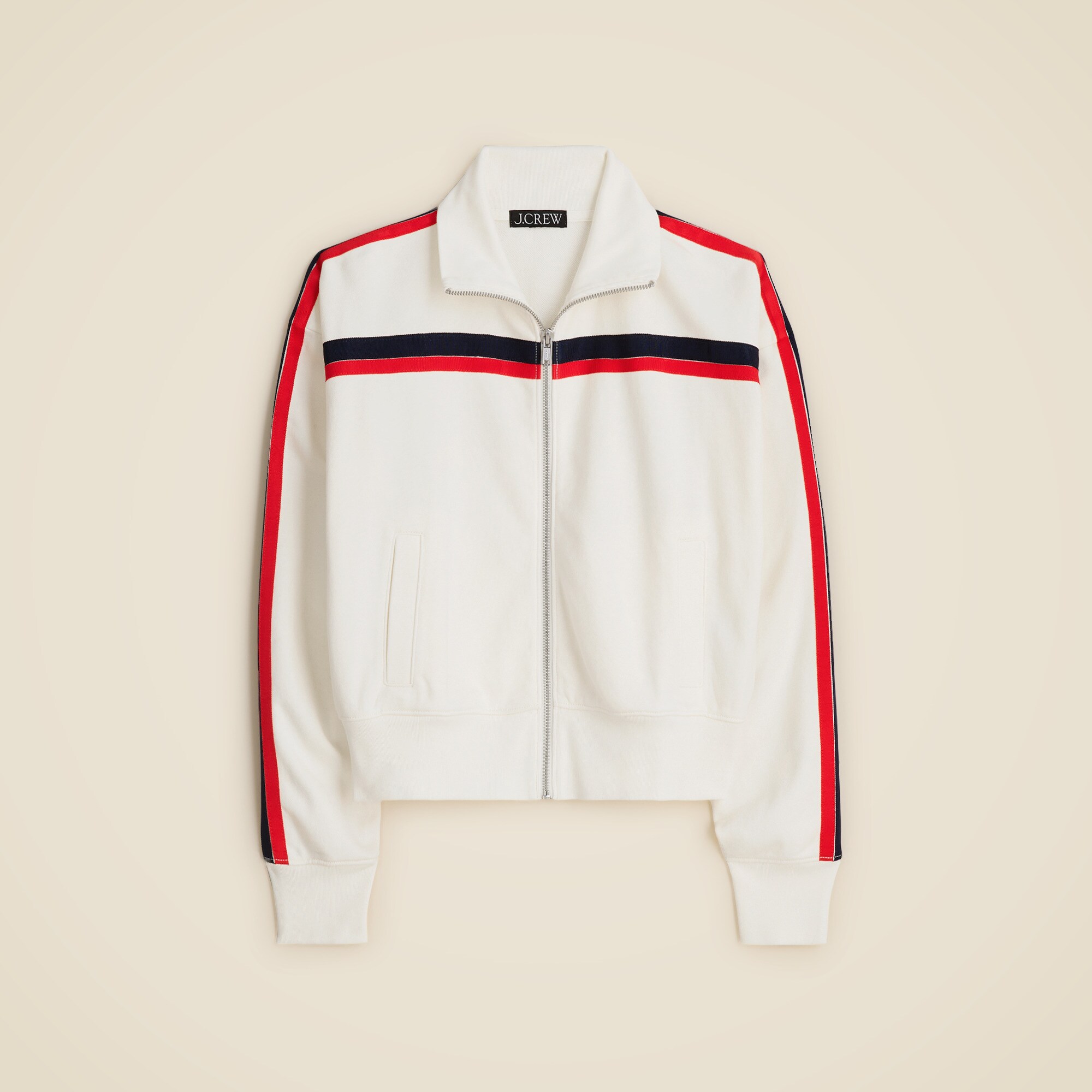 Terry full-zip track jacket