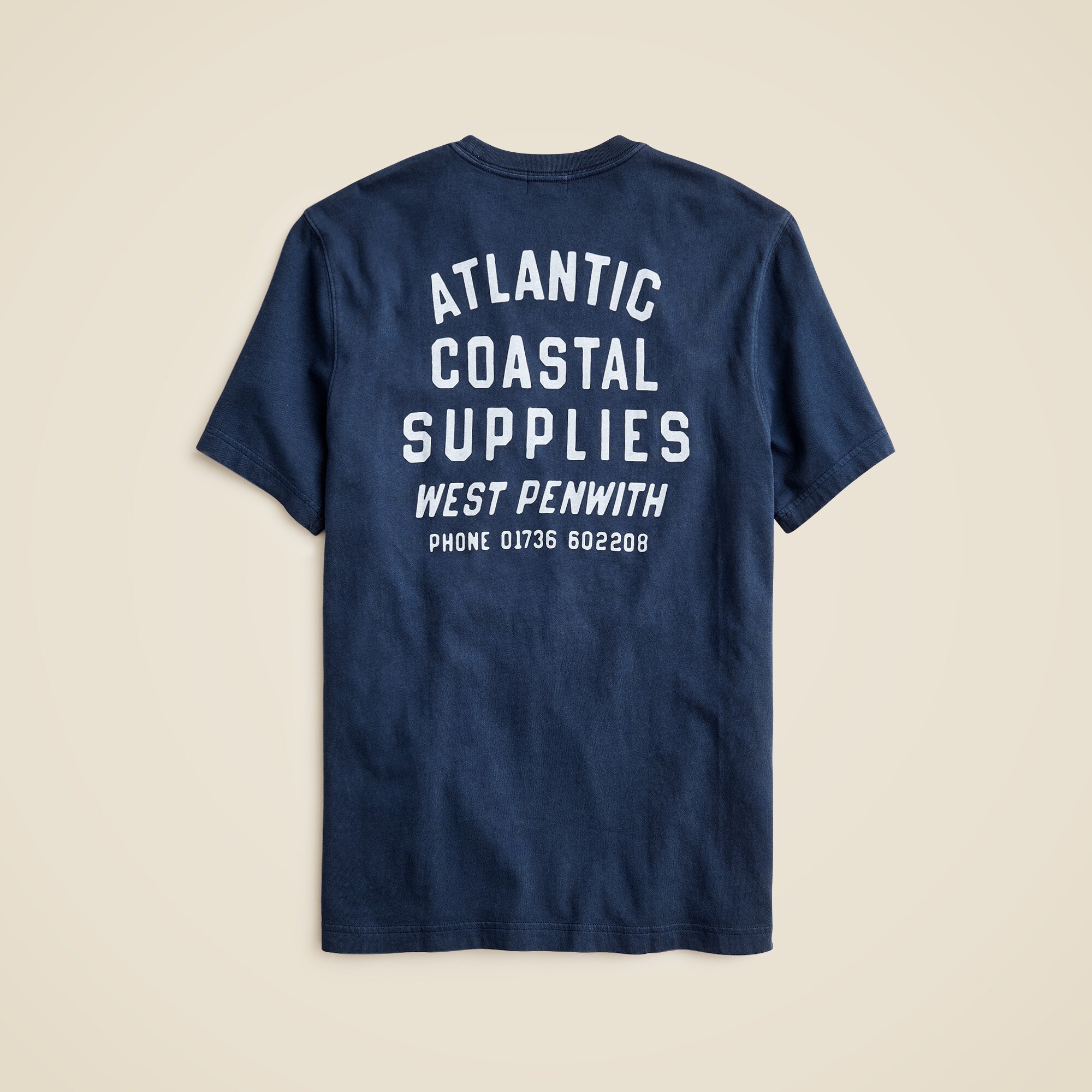 Atlantic Coastal Supplies X J.Crew vintage-wash cotton graphic T-shirt