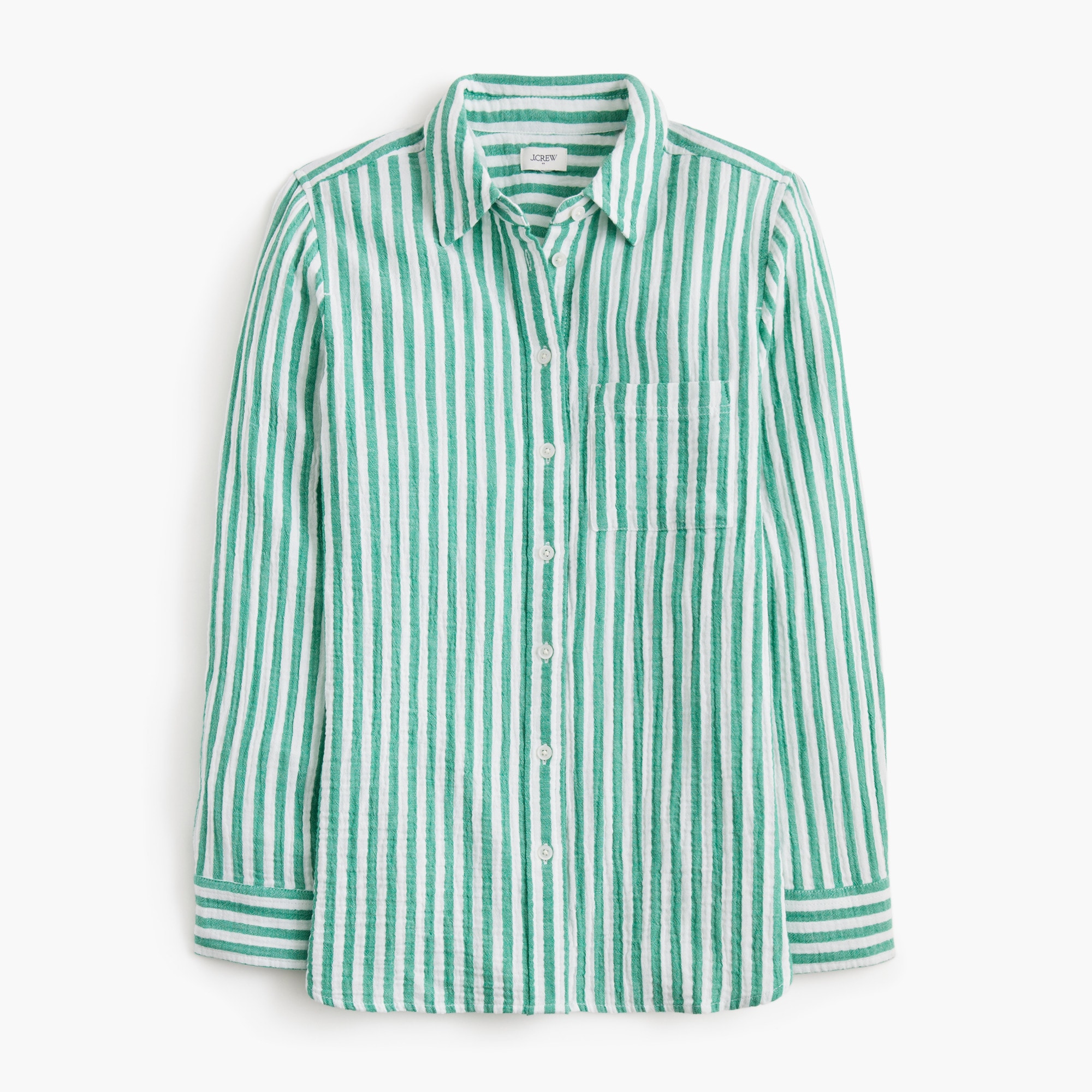 j crew green striped dress Sleeveless striped tiered midi dress