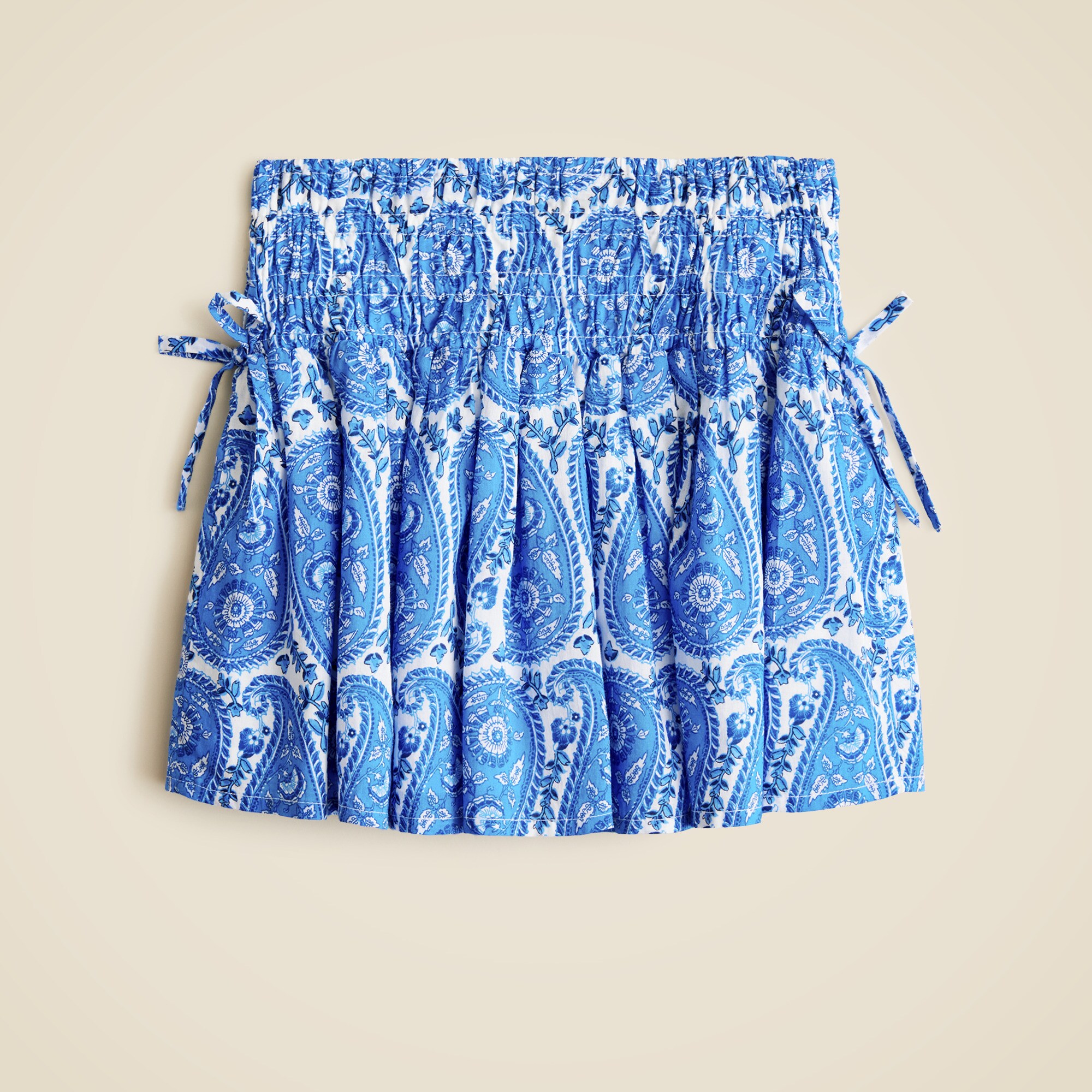 Girls' Smocked Skirt In Paisley For Girls | J.Crew