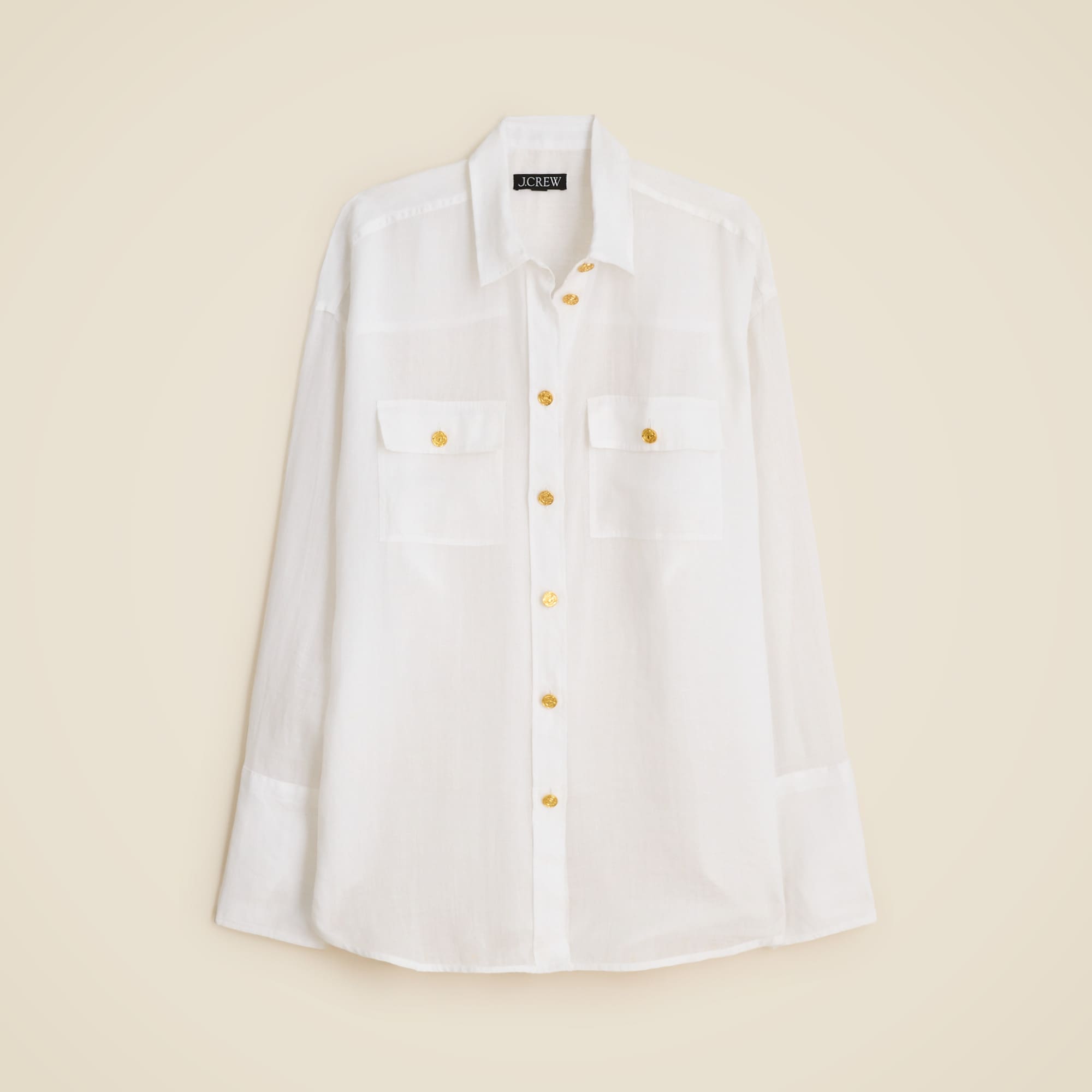 womens Alighieri X J.Crew &Eacute;tienne oversized shirt in ramie