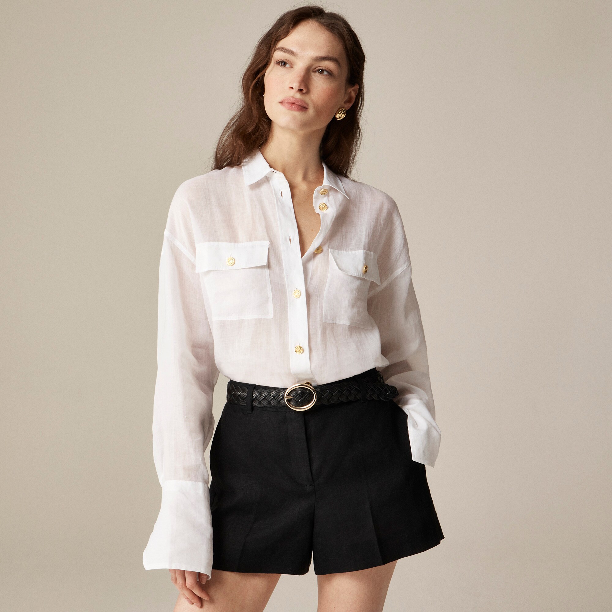 Alighieri X J.Crew Étienne oversized shirt in ramie