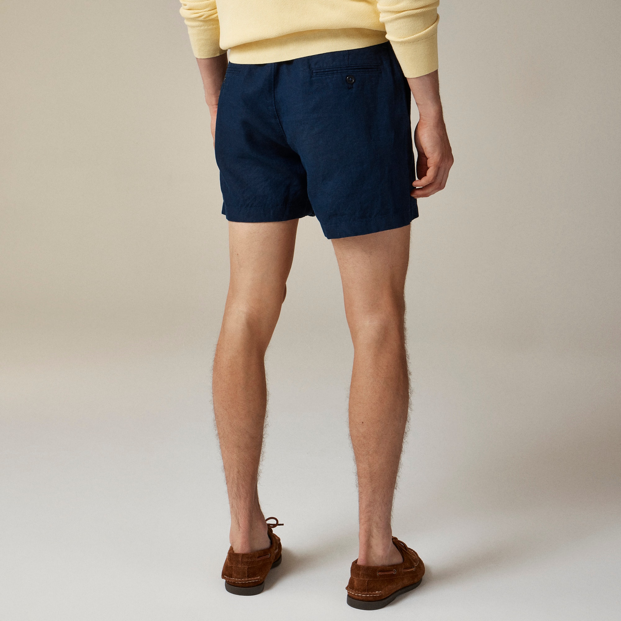 5" linen short