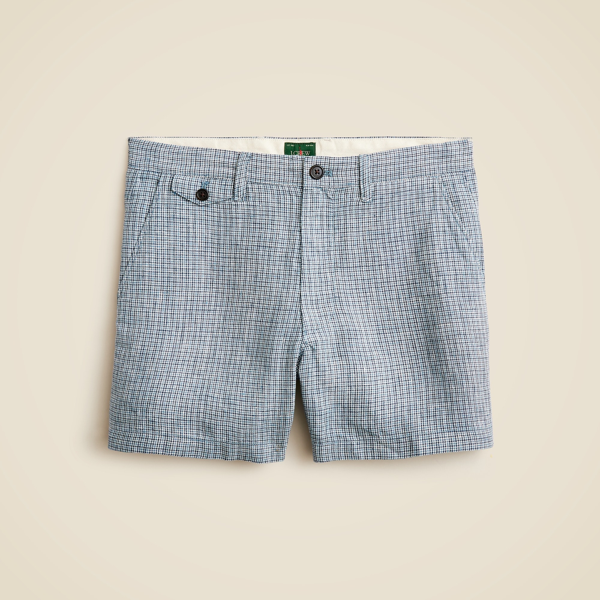 mens 5&quot; linen short