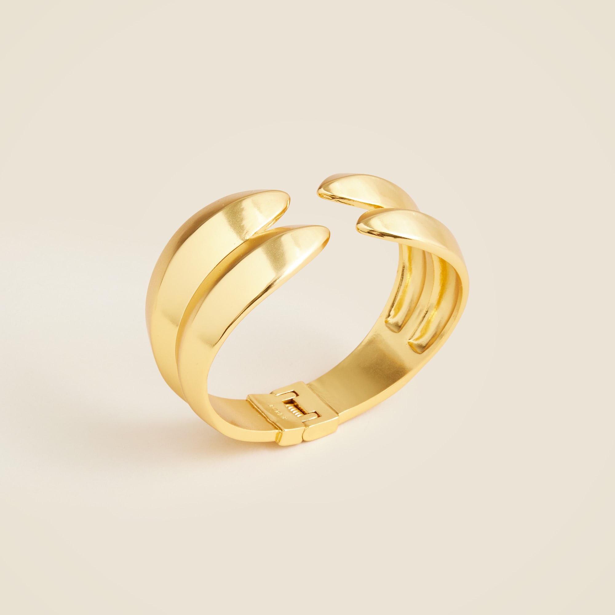 Hinge double-cuff bracelet