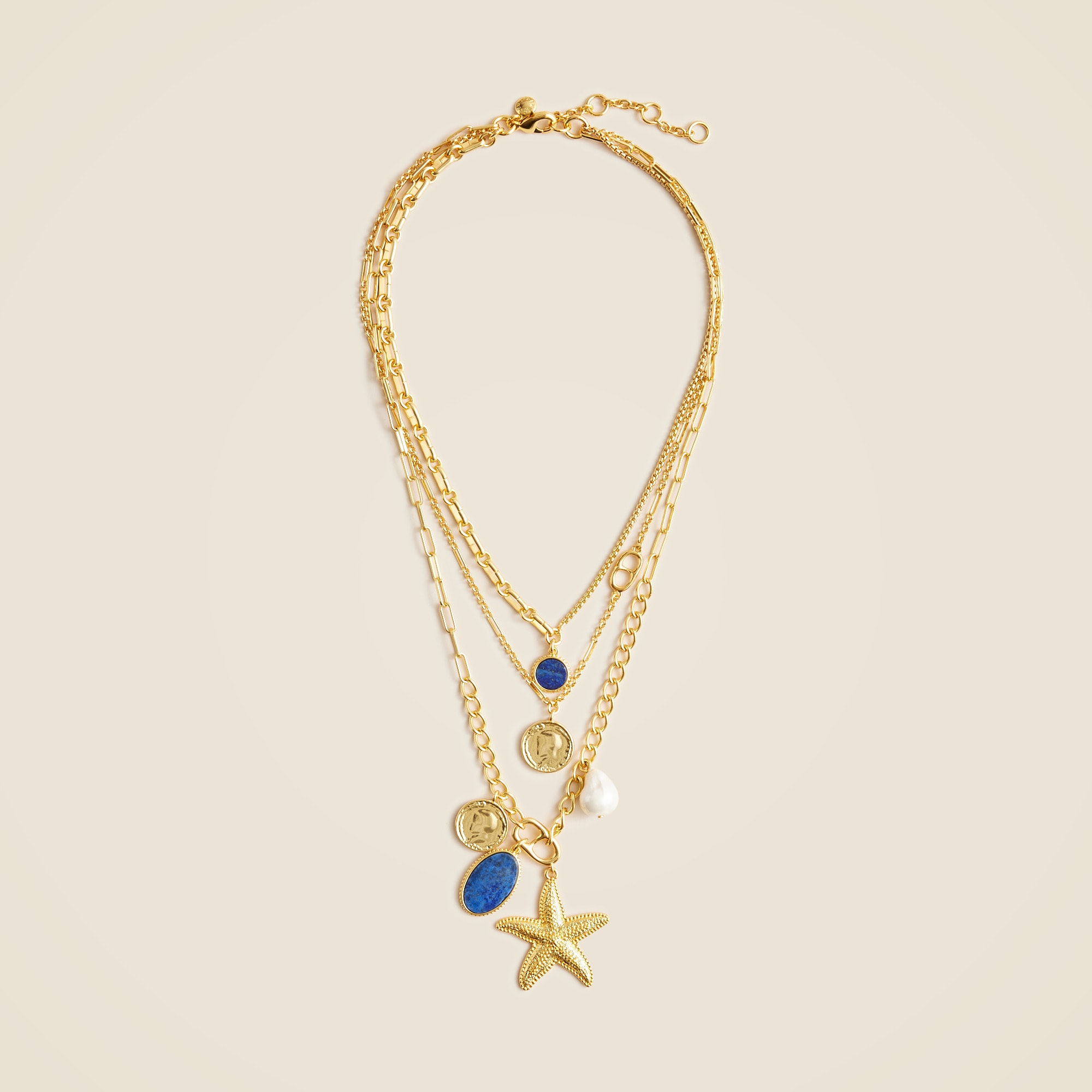Nautical layered necklace
