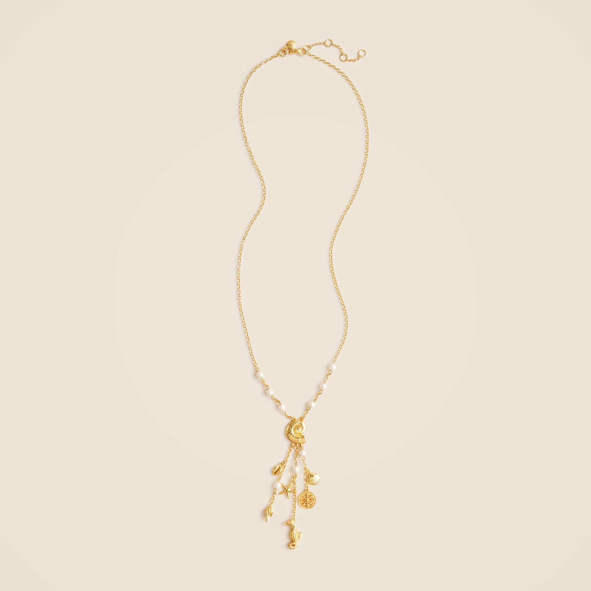 Nautical charm necklace