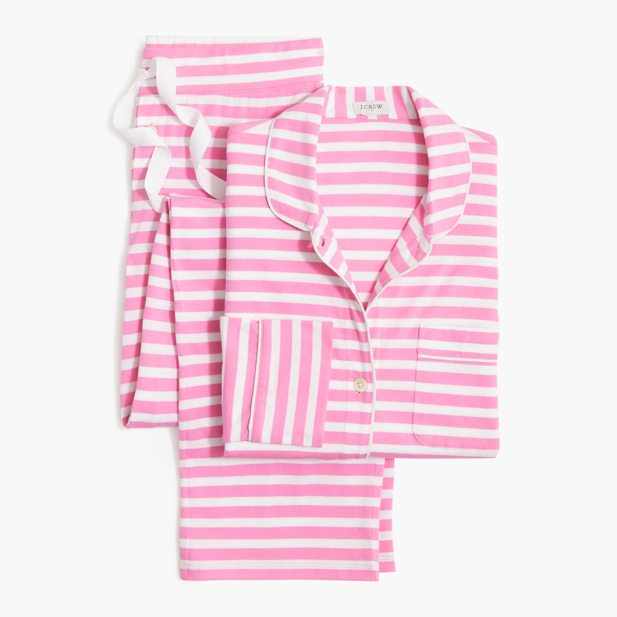 womens Long-sleeve knit pajama set