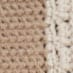 Crochet short-sleeve cardigan in stripe PEBBLE BONE