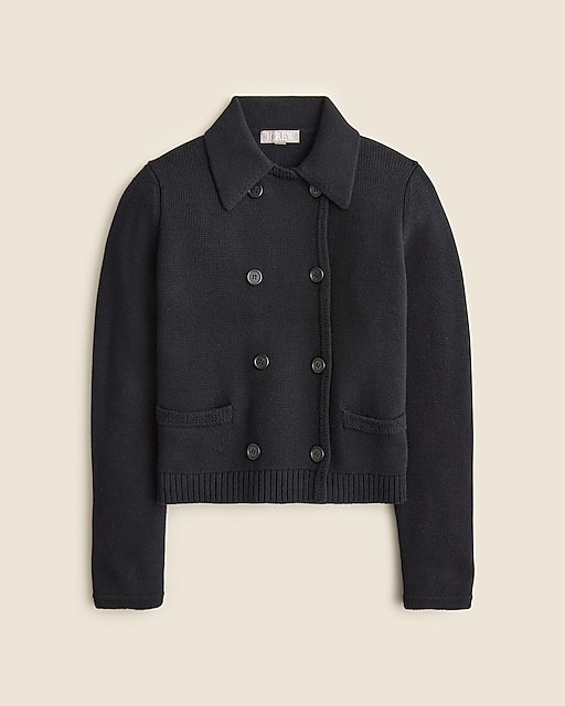 J.Crew: Ribbed V-neck Sweater In Wool Blend For Women J.Crew: Ribbed V-neck Sweater In Wool Blend For Women