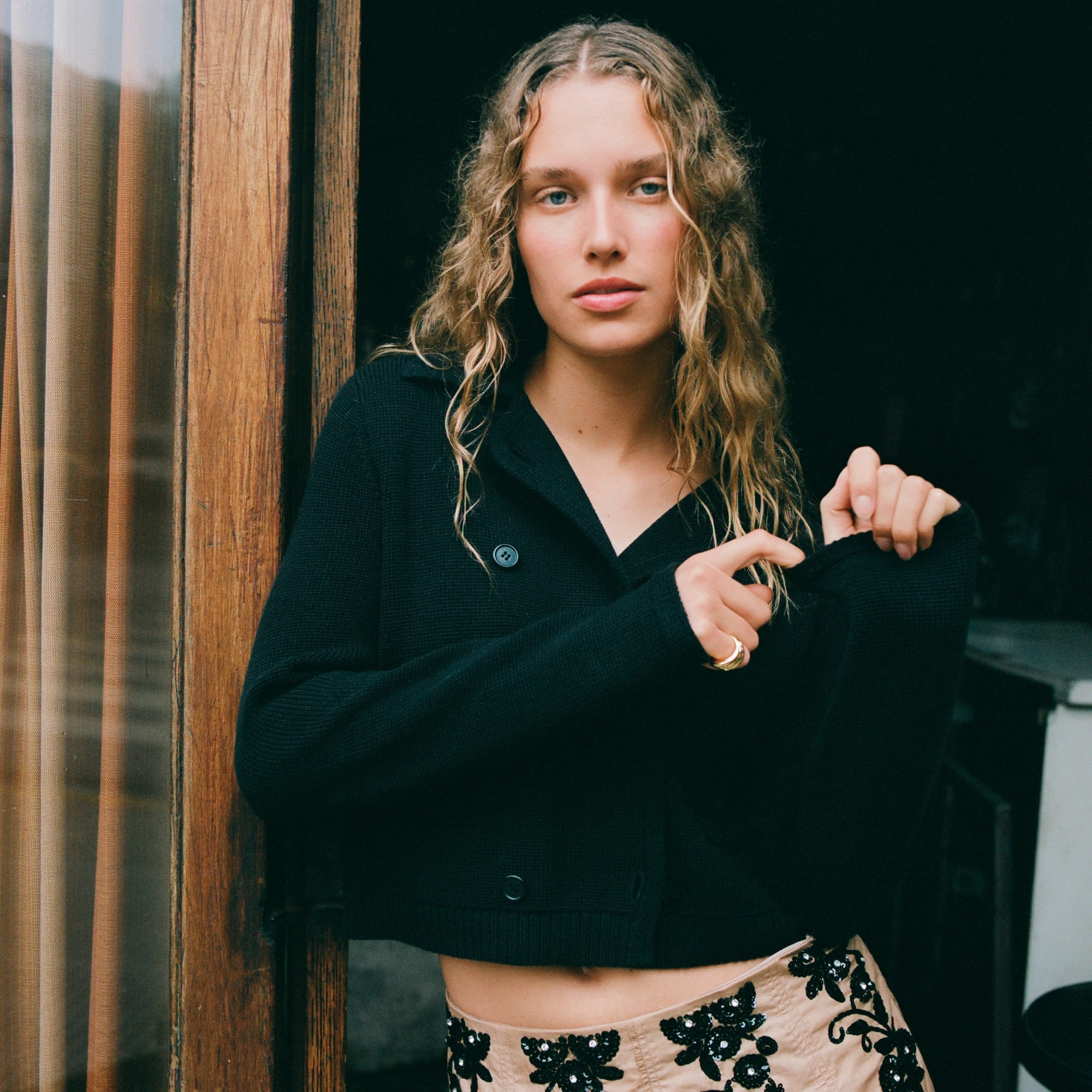 womens Marielle cropped cardigan