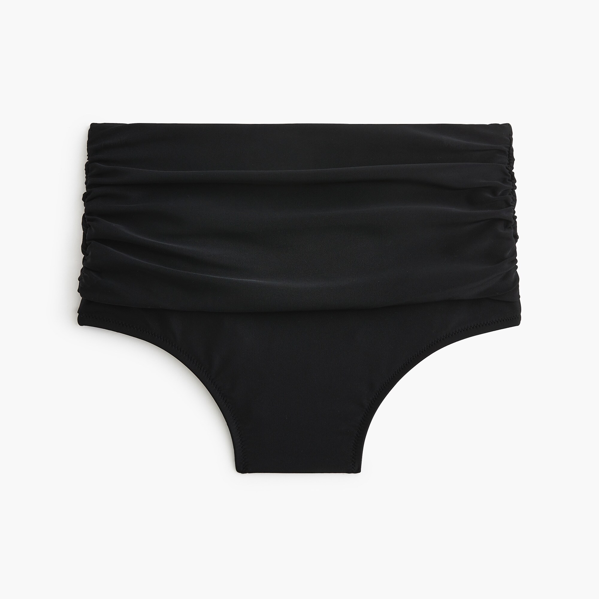  High-waisted ruched bikini bottom
