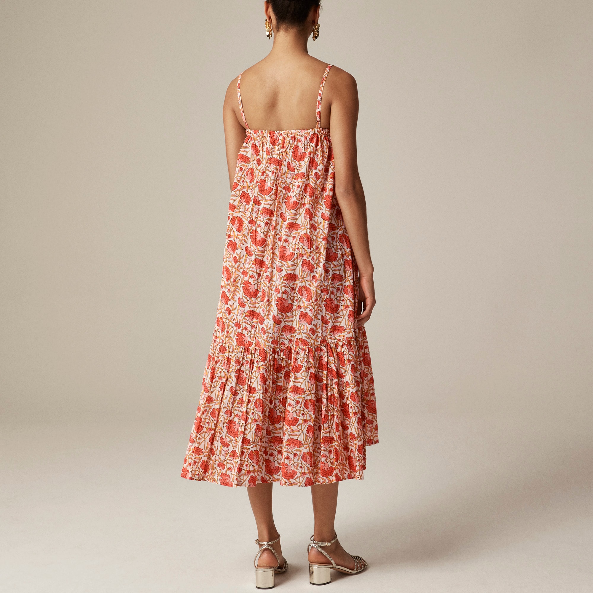 womens SZ Blockprints&trade; X J.Crew tiered dress