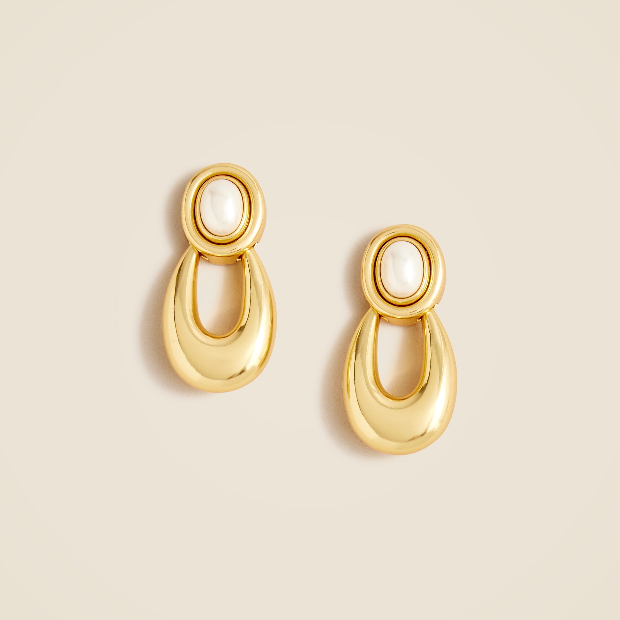 Pearl Door Knocker Earrings For Women | J.Crew