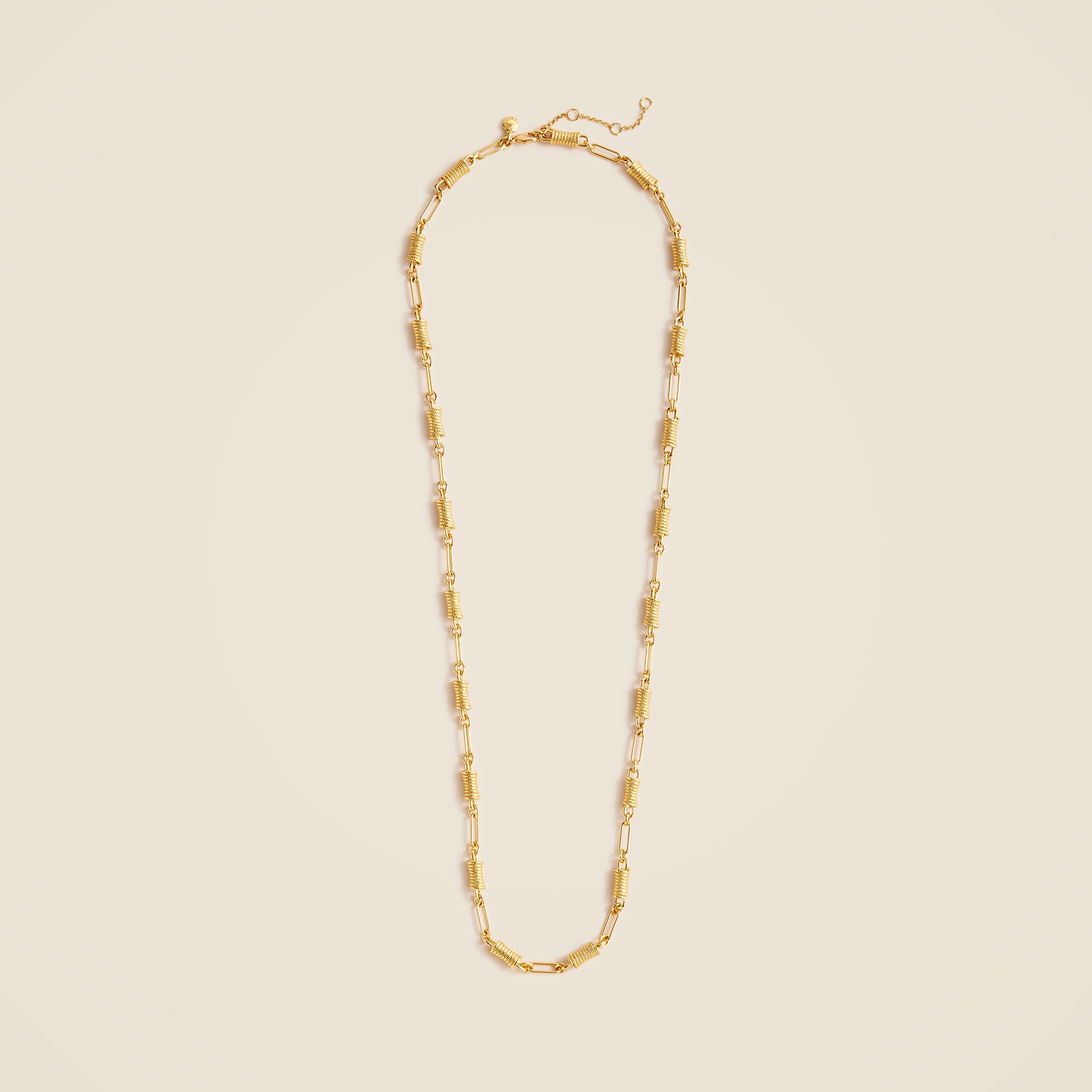 Knot link chain necklace